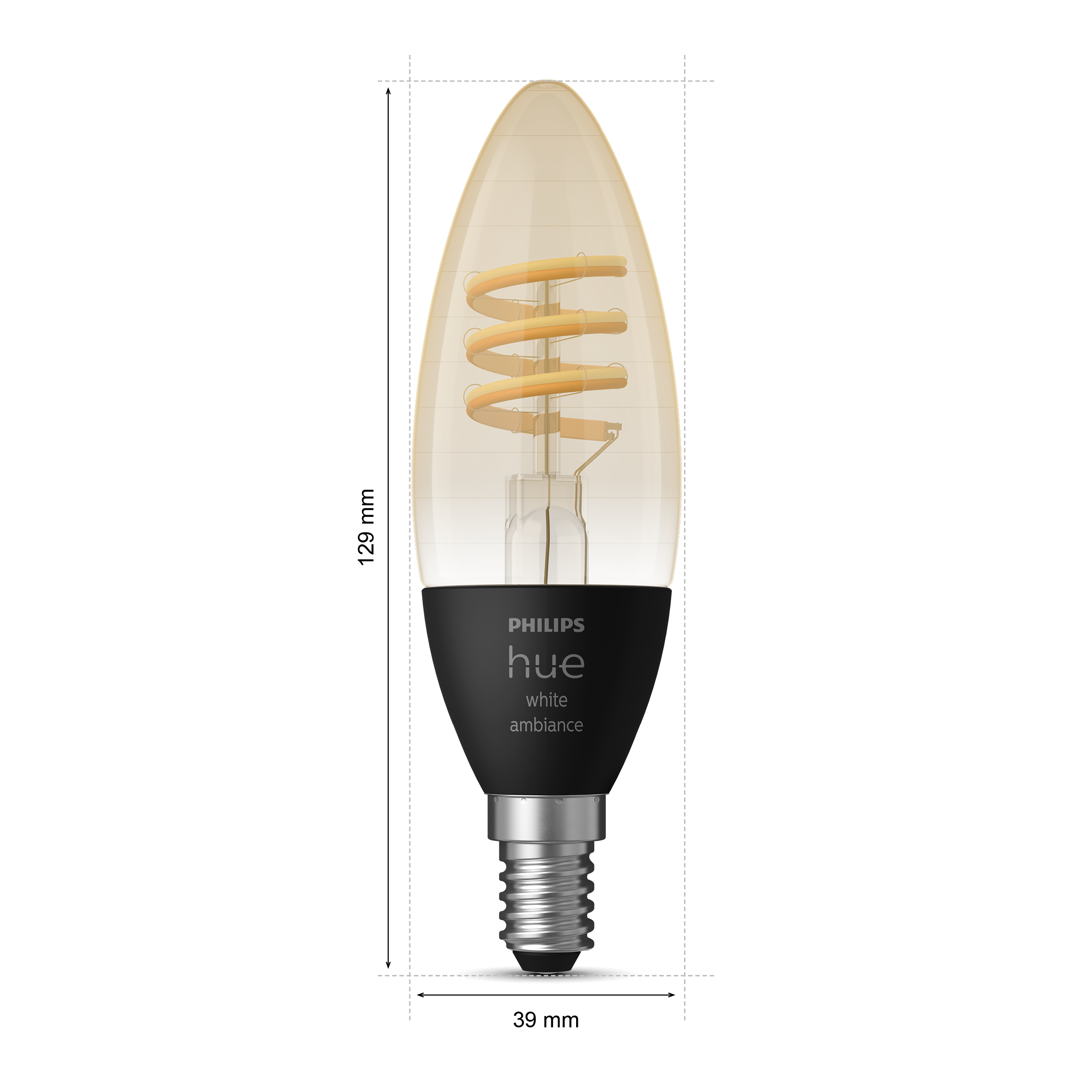 *Philips Hue White Ambiance Filament E14 Doppelpack 350l 4,6W