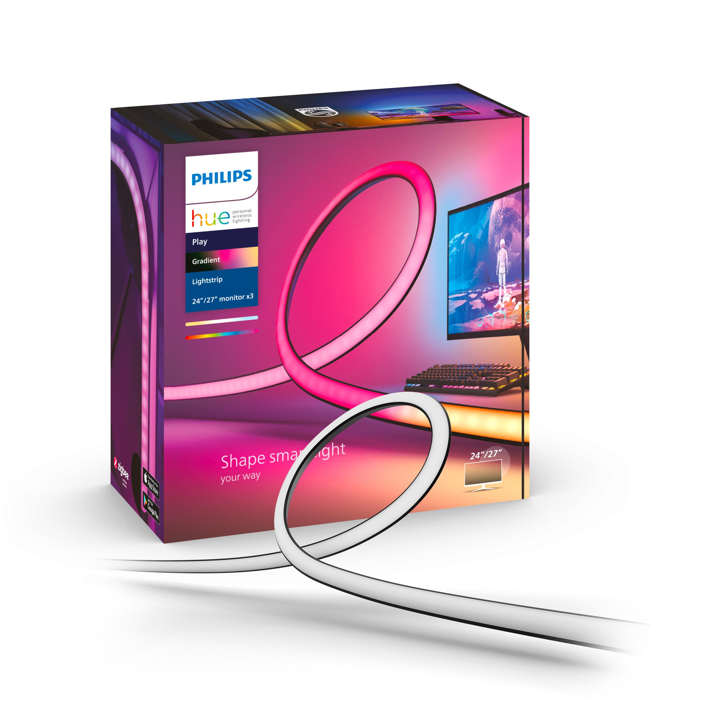 *Philips Hue Play Gradient PC Lightstrip 3x 24/27”