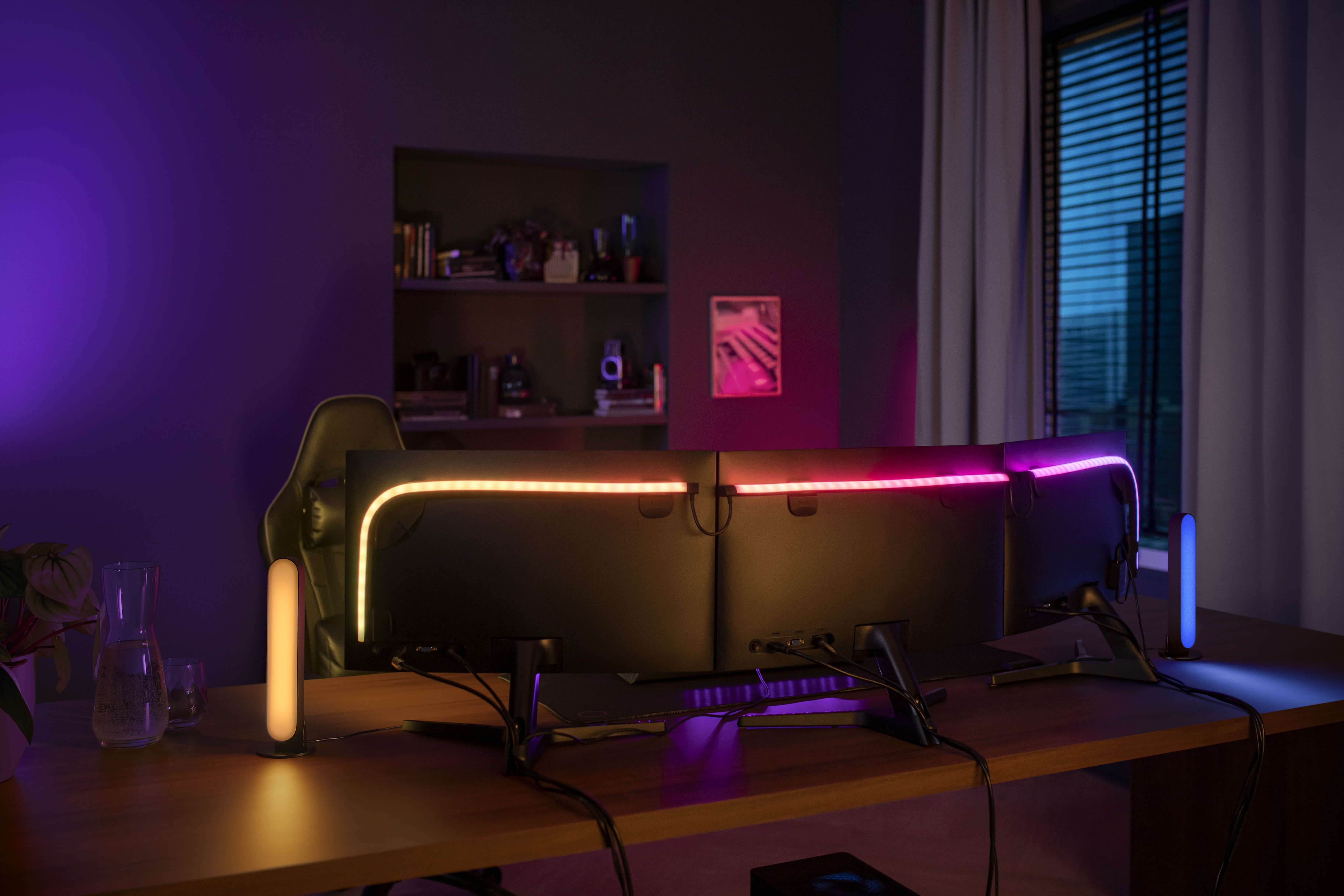 *Philips Hue Play Gradient PC Lightstrip 3x 24/27”