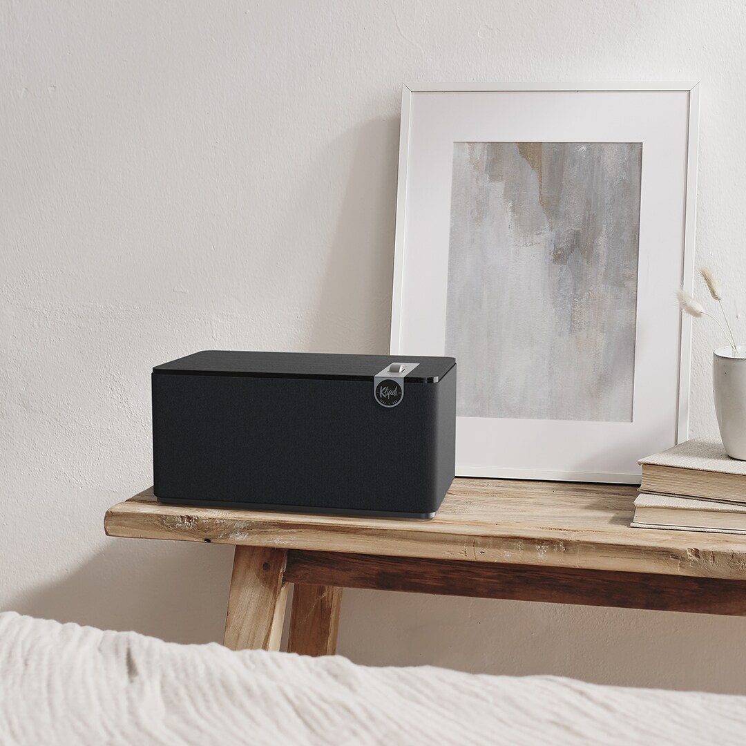 Klipsch The Three PLUS Bluetooth-Lautsprecher, matt schwarz