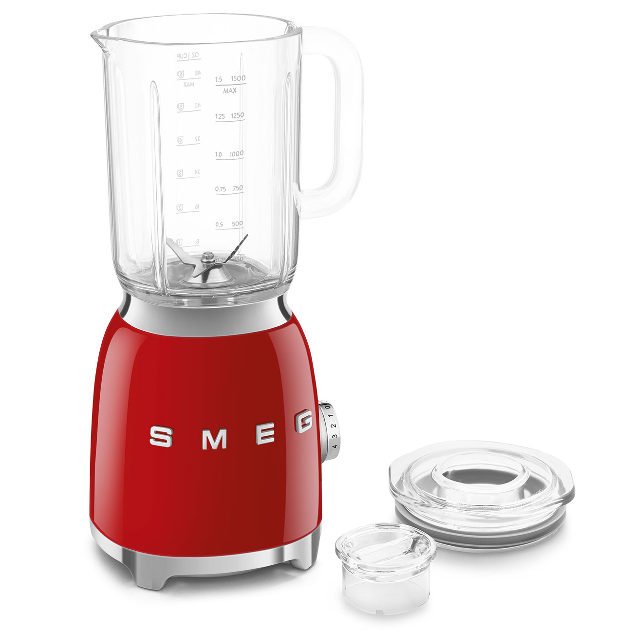 Smeg BLF03RDEU 50s Style Standmixer 800 Watt Rot