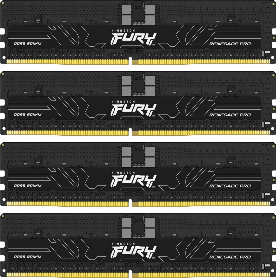 64GB(4x16) Kingston FURY Renegade Pro DDR5-5600 RAM CL28 ECC Reg RDIMM Speicher