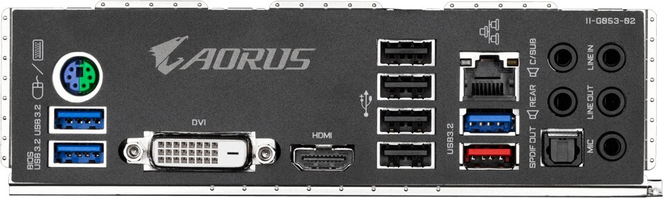 Gigabyte A520 AORUS ELITE ATX Mainboard Sockel AM4 HDMI/DVI-D/M.2/SATA