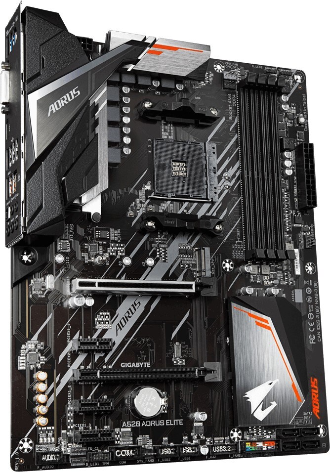 Gigabyte A520 AORUS ELITE ATX Mainboard Sockel AM4 HDMI/DVI-D/M.2/SATA