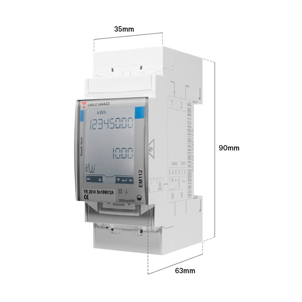 Wallbox Power Meter 1-phasig bis 100A