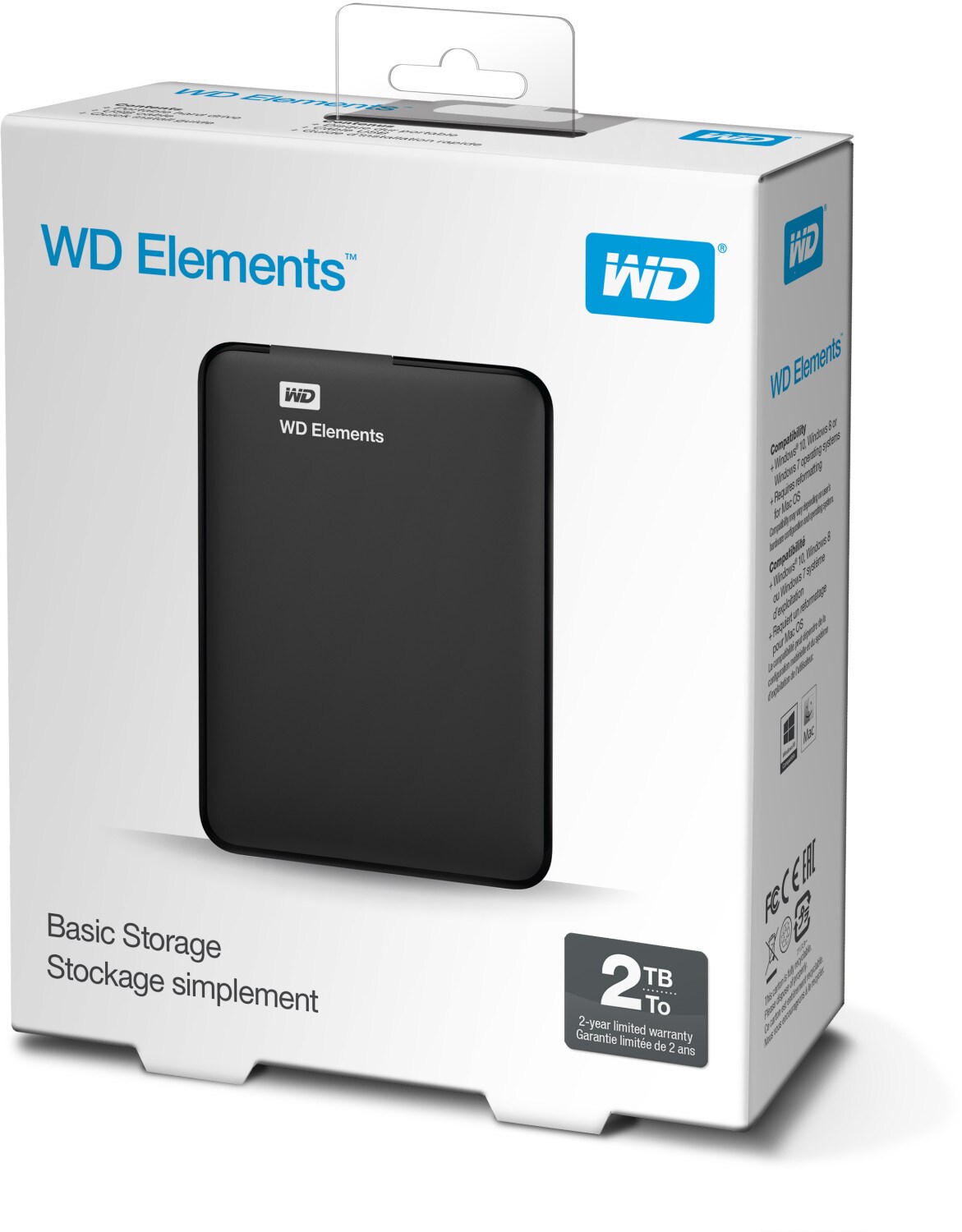 WD Elements Portable USB3.0 1,5TB 2.5zoll Black