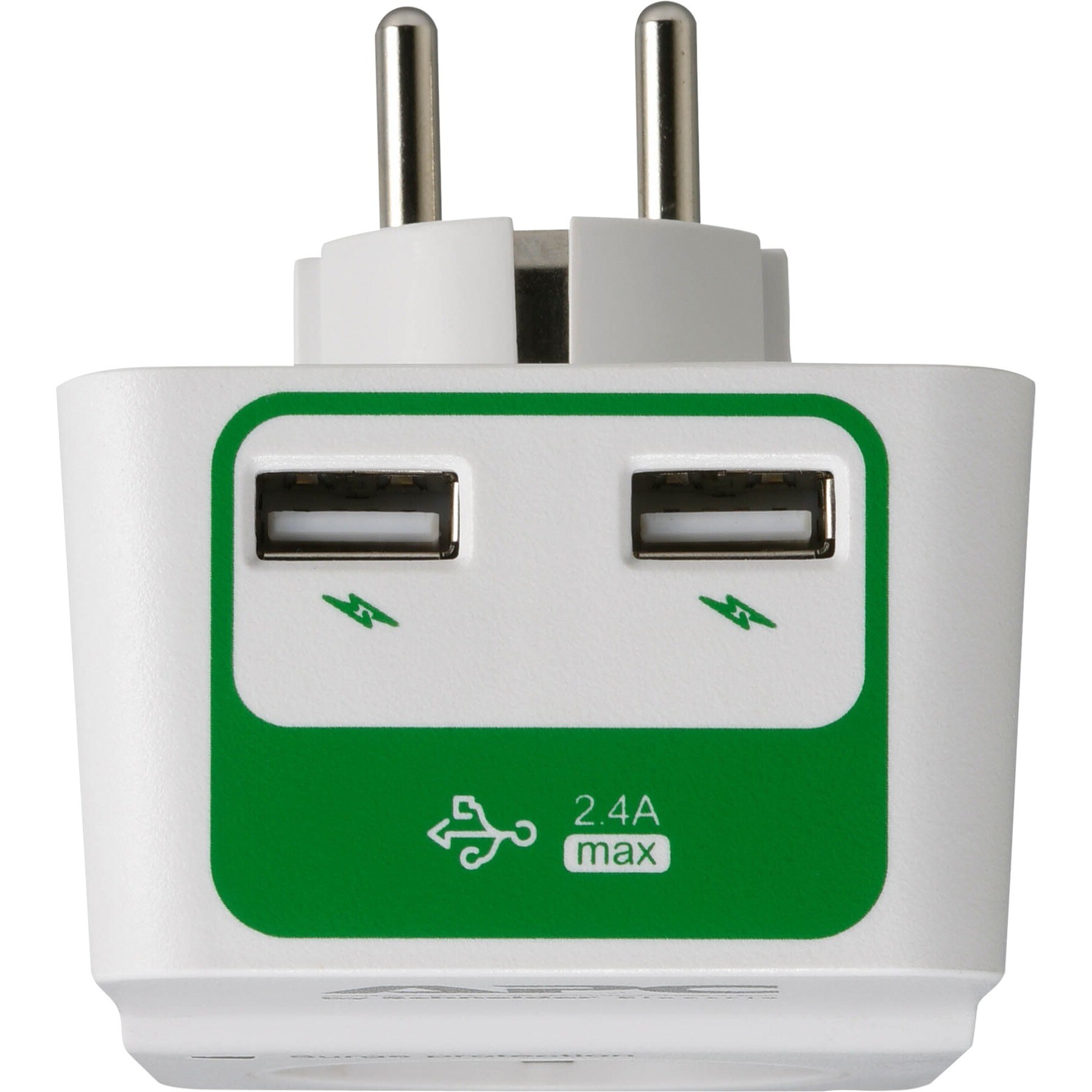 APC Essential SurgeArrest 1 Outlet 230V 2 Port USB Charger PM1WU2-GR