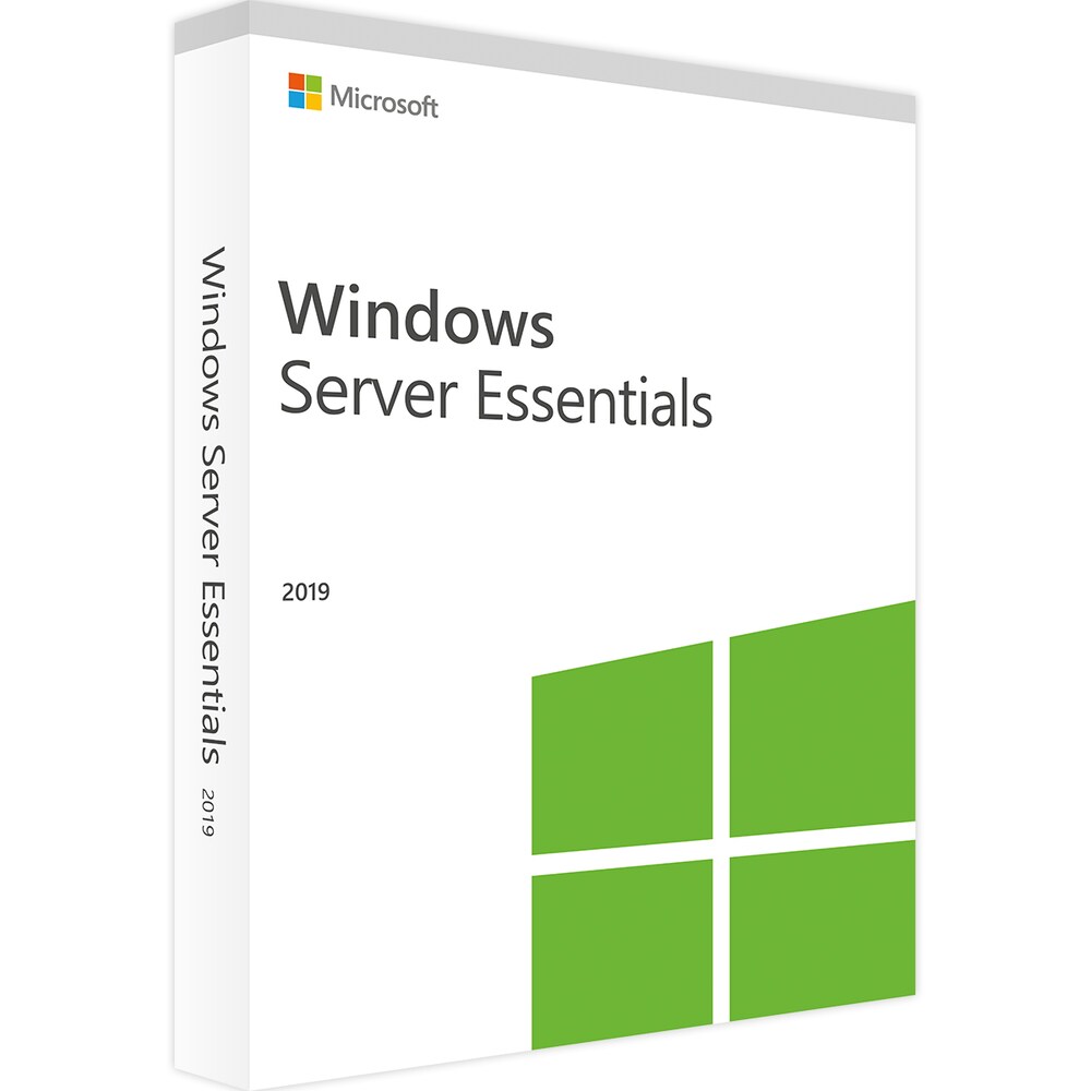 Windows Server 2019 Essentials Lizenz 1-2 CPU 64Bit DE COEM DVD
