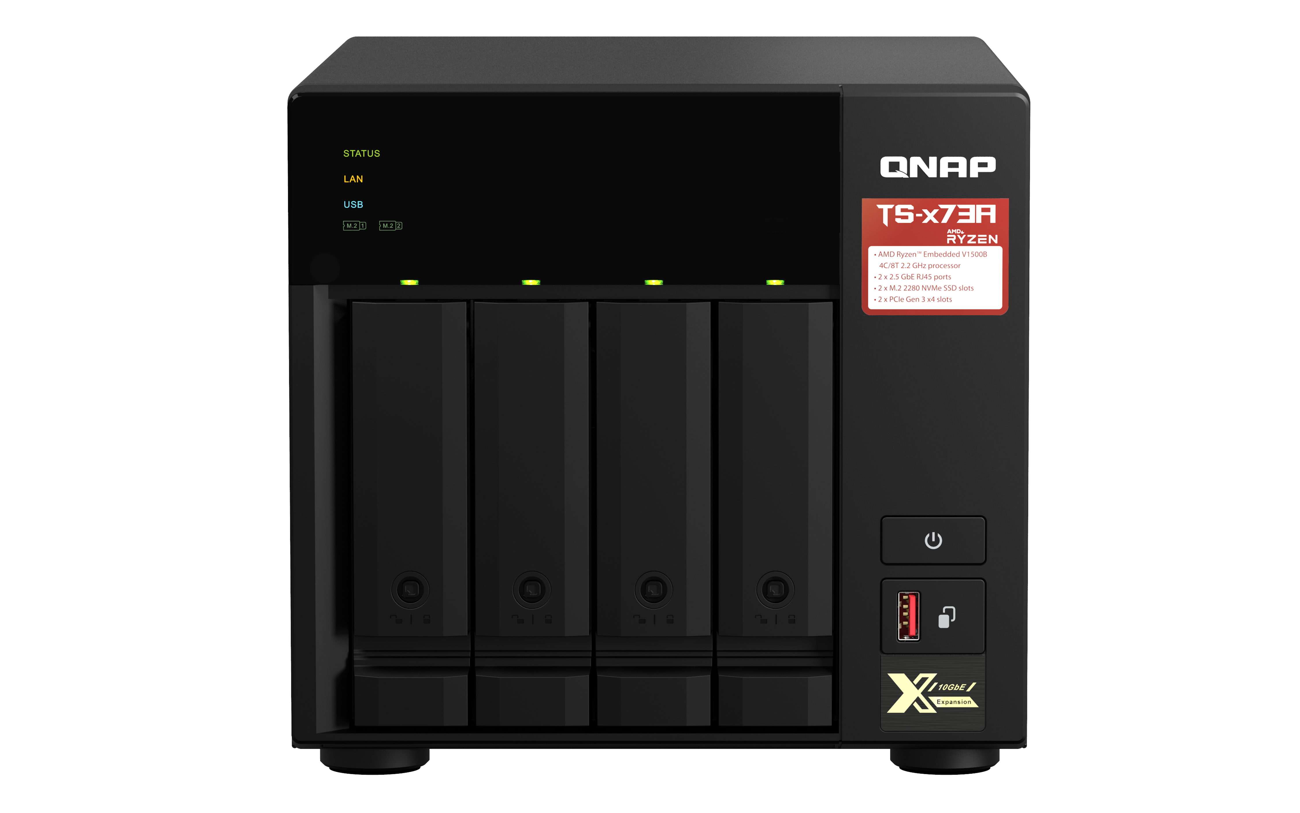 QNAP TS-473A-8G NAS System 4-Bay