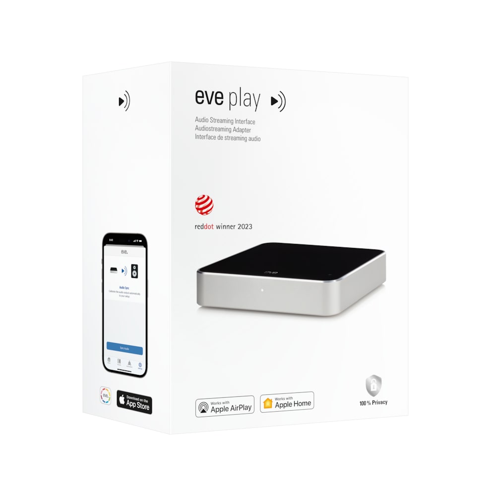 Eve Play - Audiostreaming Musikstreaming HiFi Adapter für AirPlay ++  Cyberport