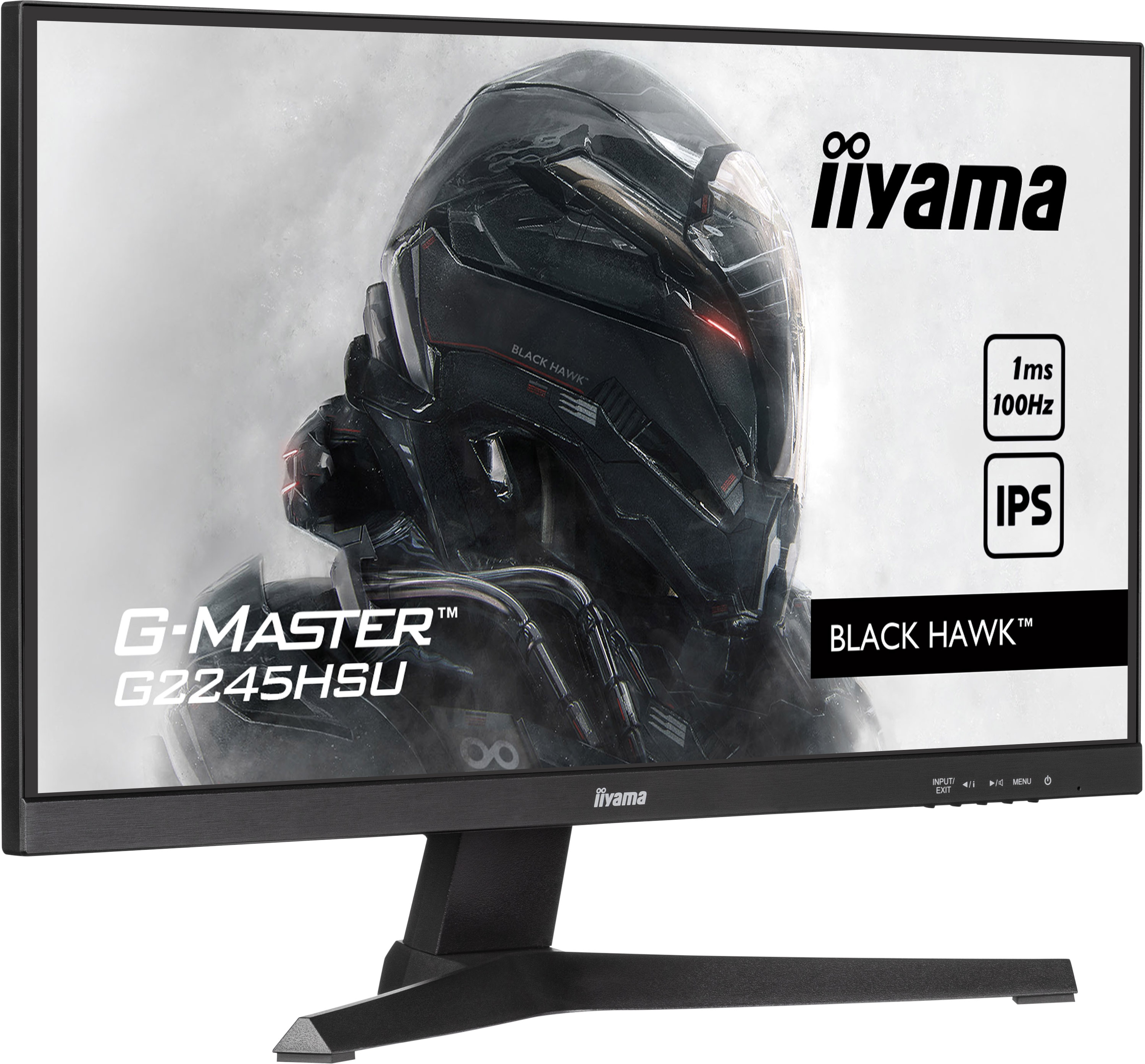 iiyama G-MASTER G2245HSU-B1 54,5cm (22") FHD IPS Gaming Monitor HDMI/DP/USB