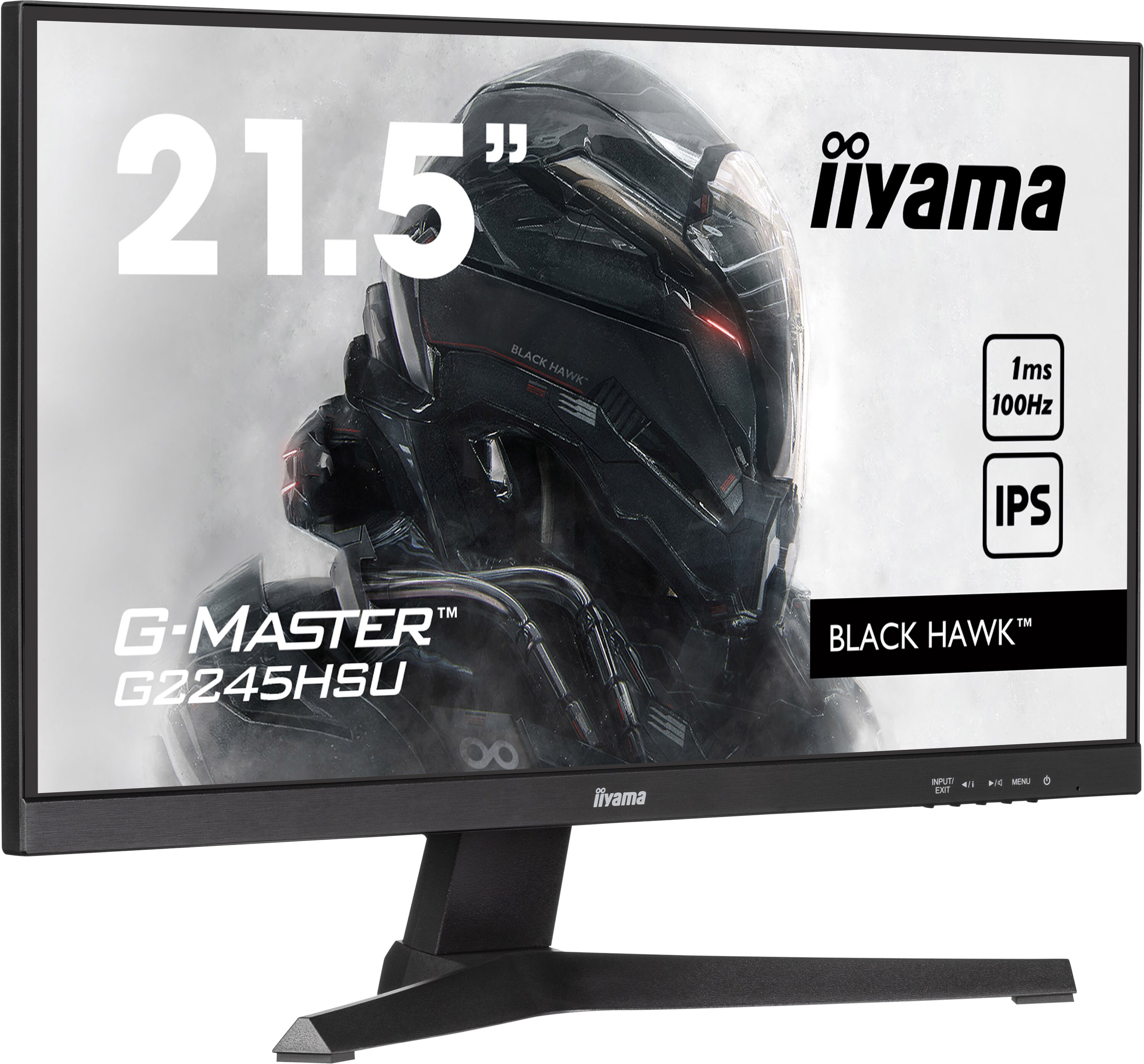 iiyama G-MASTER G2245HSU-B1 54,5cm (22") FHD IPS Gaming Monitor HDMI/DP/USB