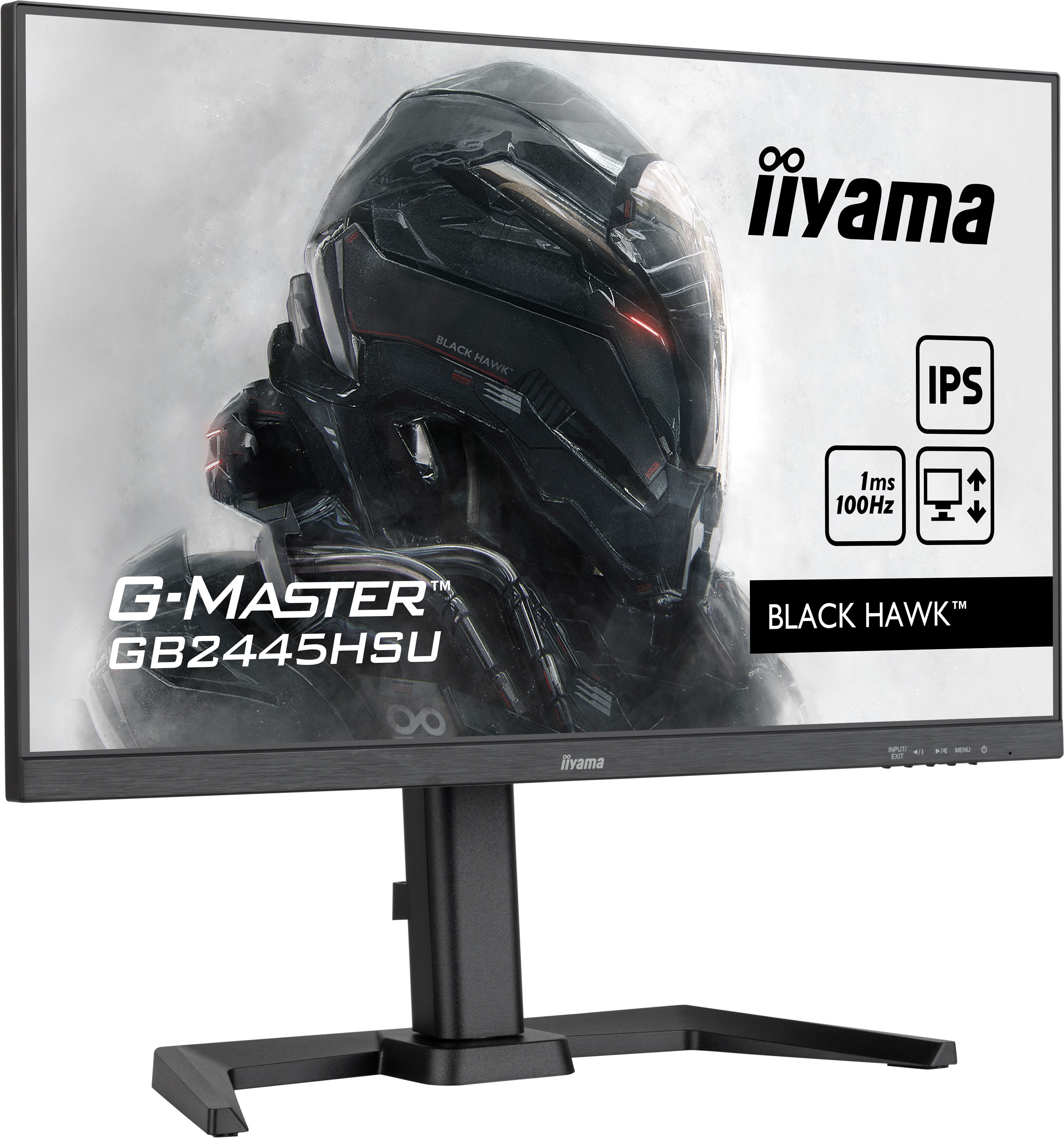 iiyama G-MASTER GB2445HSU-B1 60.5cm (24") FHD IPS Gaming Monitor HDMI/DP/USB