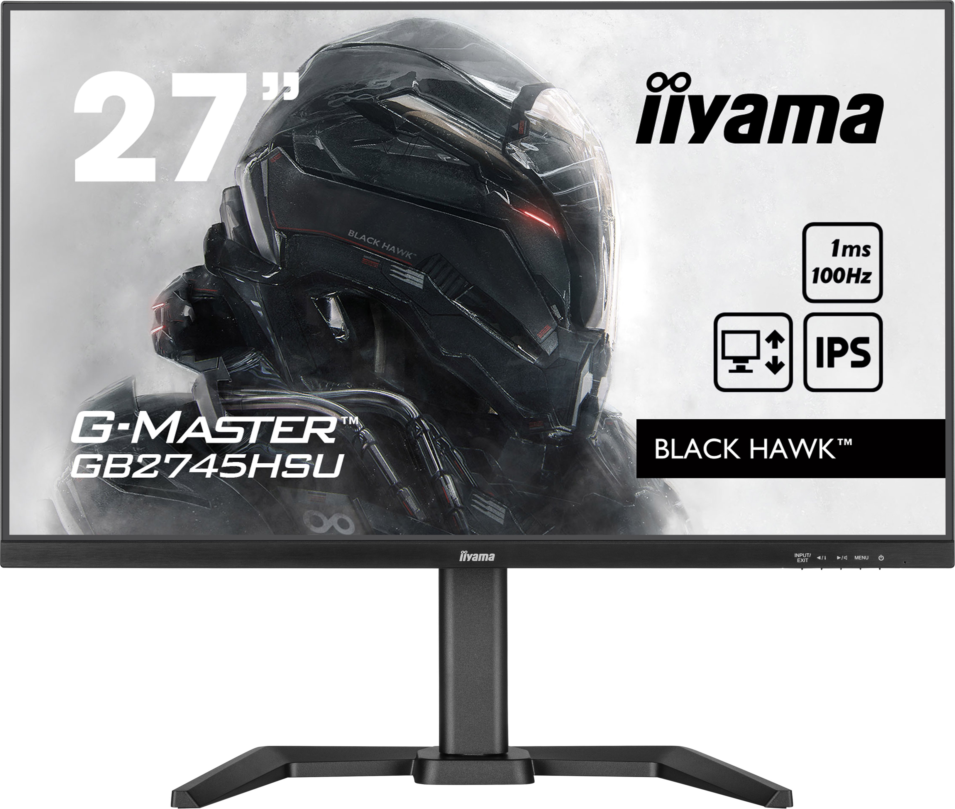 iiyama G-MASTER GB2745HSU-B1 68.5cm (27") FHD IPS Gaming Monitor HDMI/DP/USB