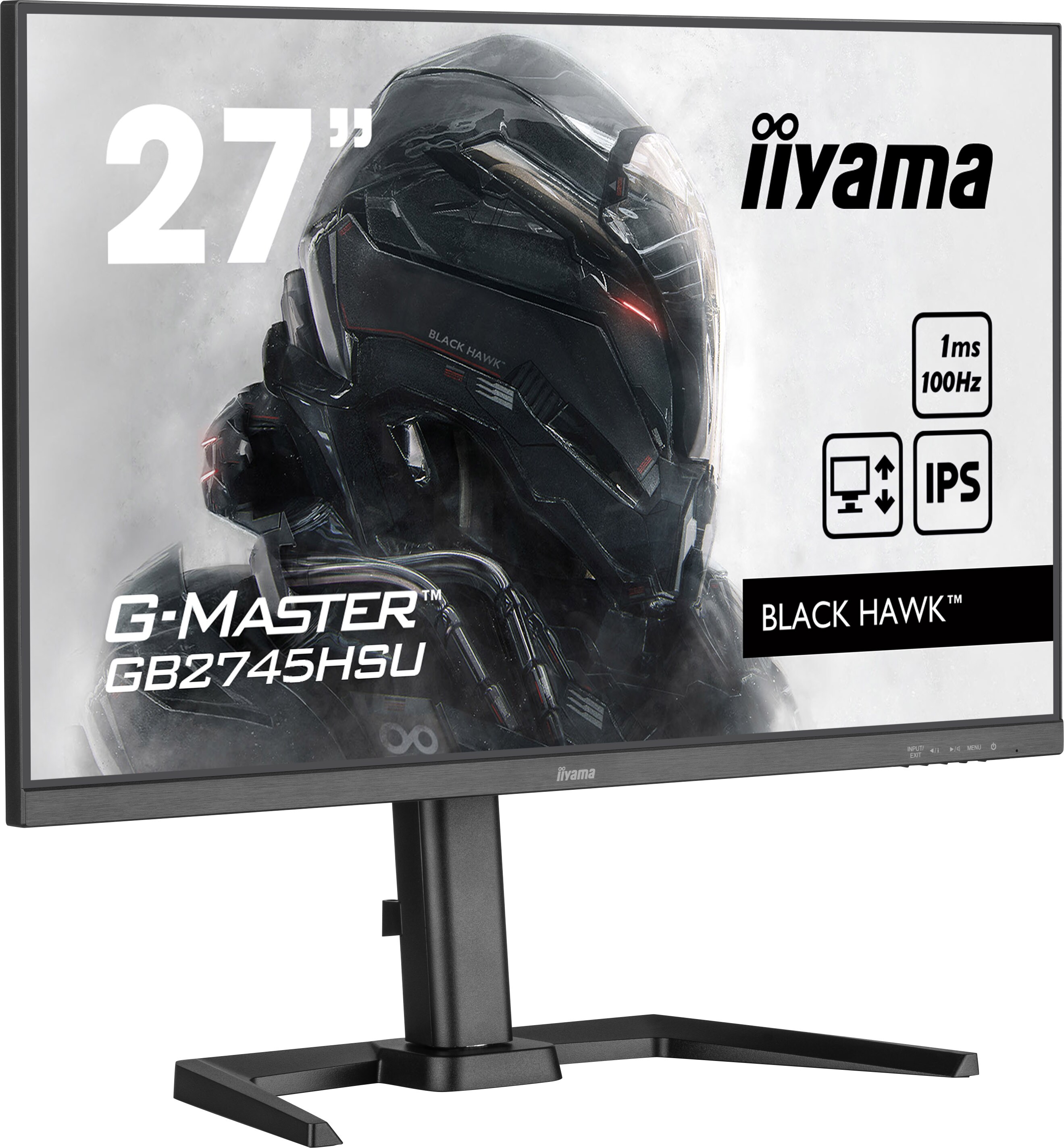 iiyama G-MASTER GB2745HSU-B1 68.5cm (27") FHD IPS Gaming Monitor HDMI/DP/USB