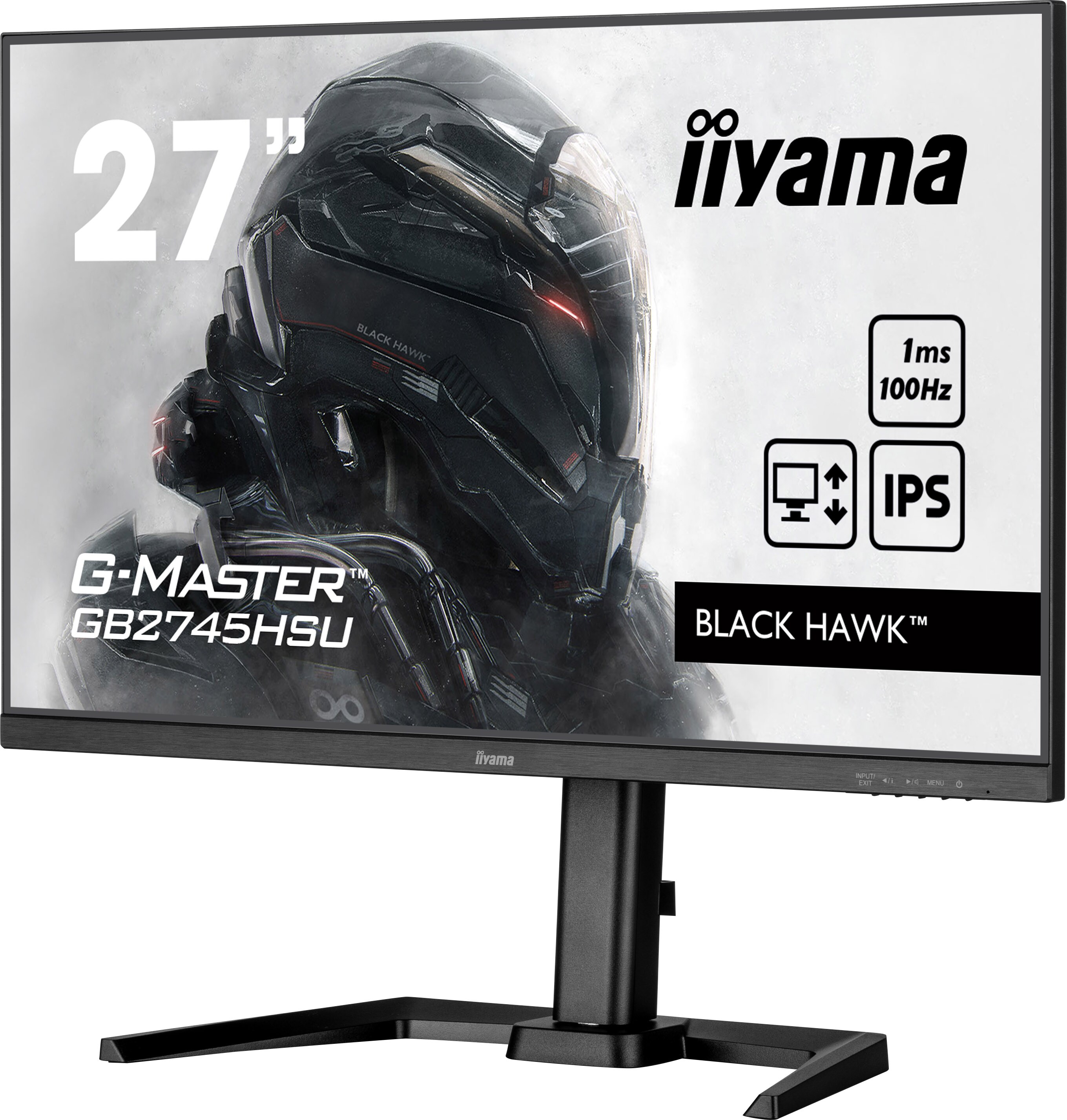 iiyama G-MASTER GB2745HSU-B1 68.5cm (27") FHD IPS Gaming Monitor HDMI/DP/USB