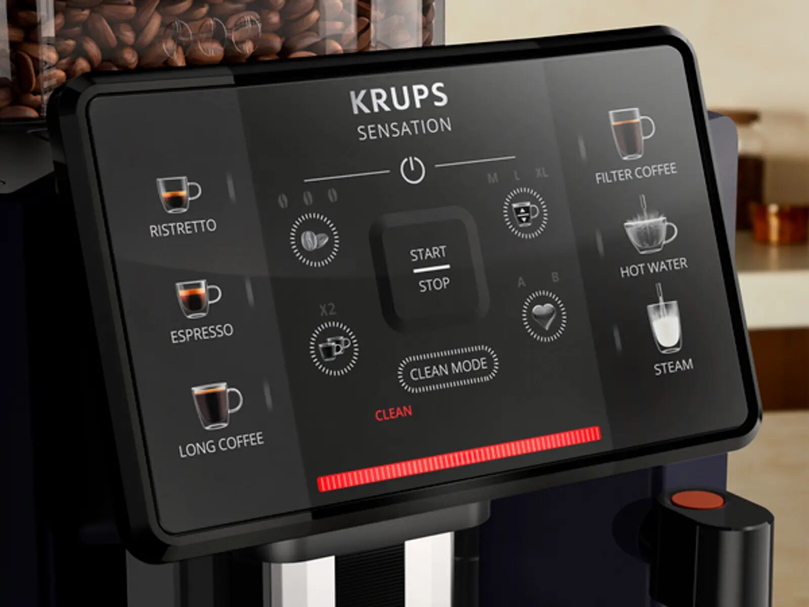 Krups EA 910B Sensation Kaffeevollautomat