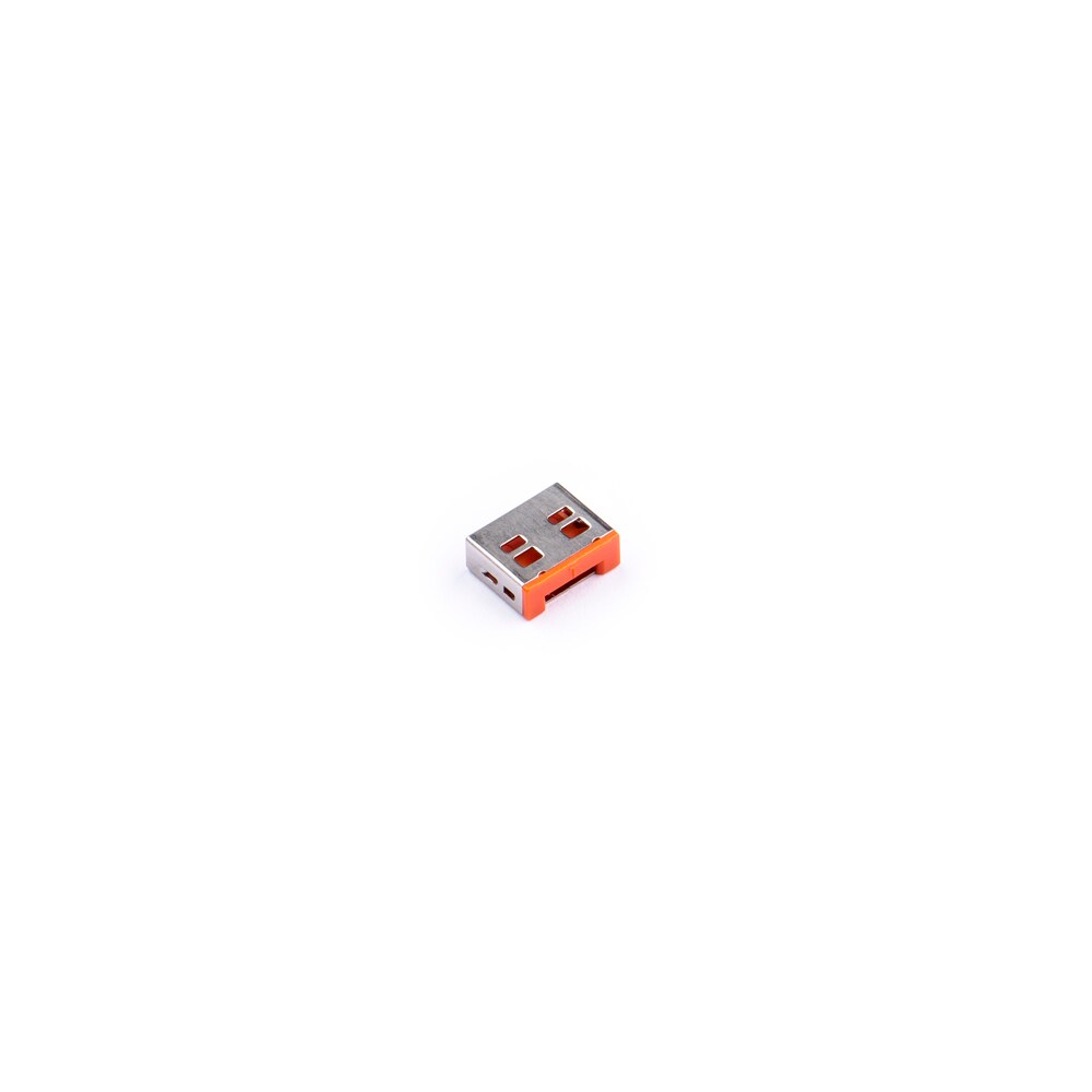 SMARTKEEPER ESSENTIAL 6x USB-A Blocker mit 1x Lock Key Basic Orange