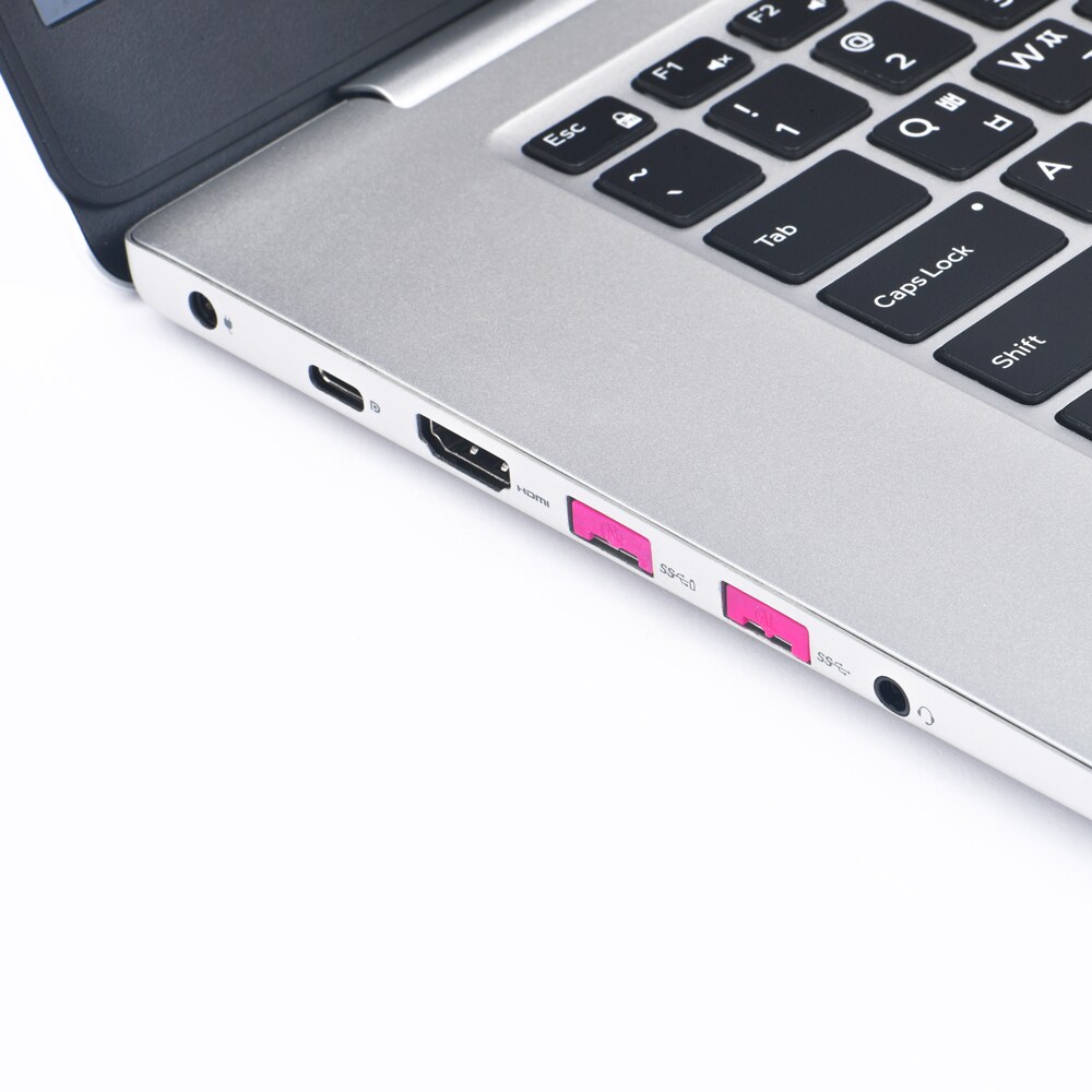 SMARTKEEPER ESSENTIAL 6x USB-A Blocker mit 1x Lock Key Basic Pink