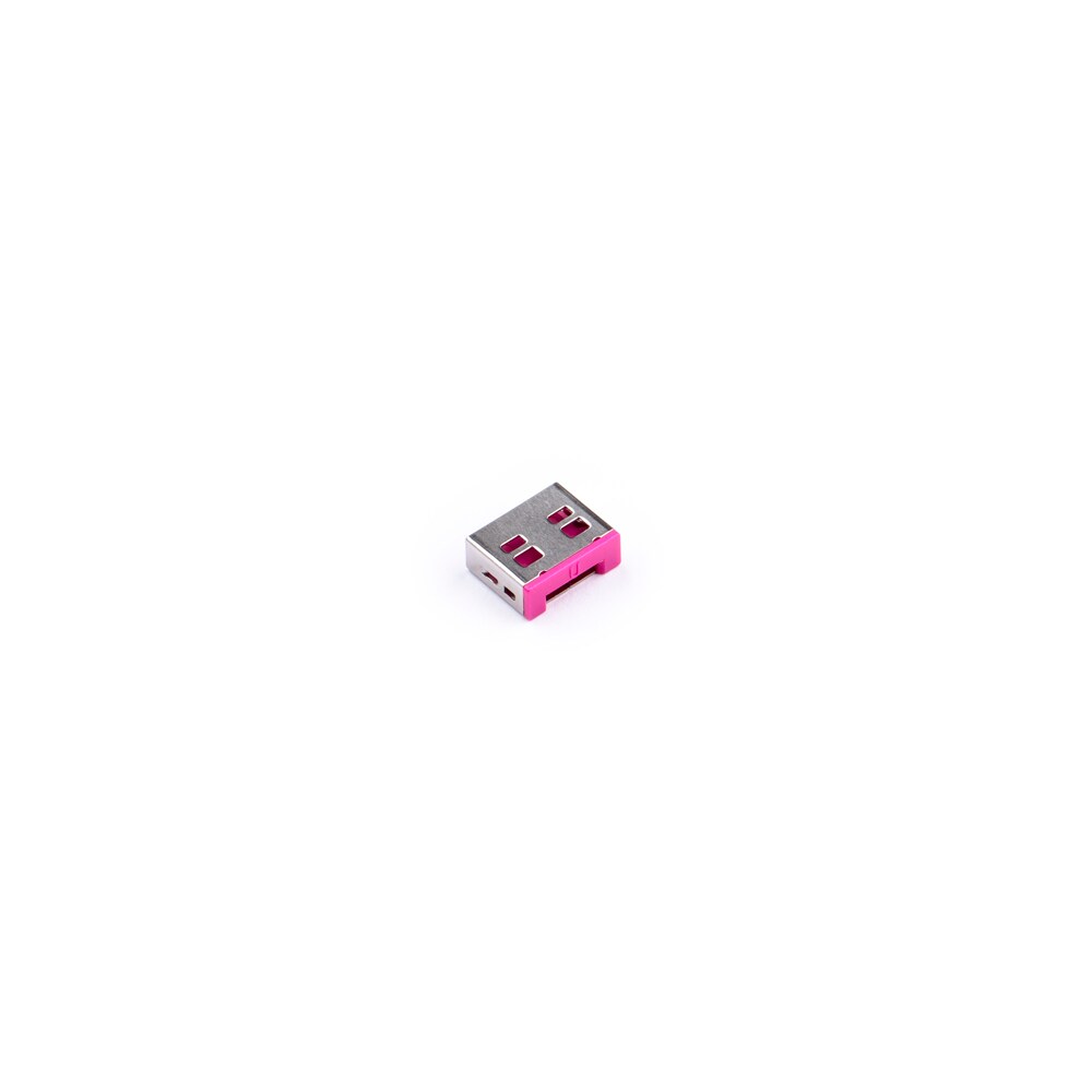 SMARTKEEPER ESSENTIAL 6x USB-A Blocker mit 1x Lock Key Basic Pink