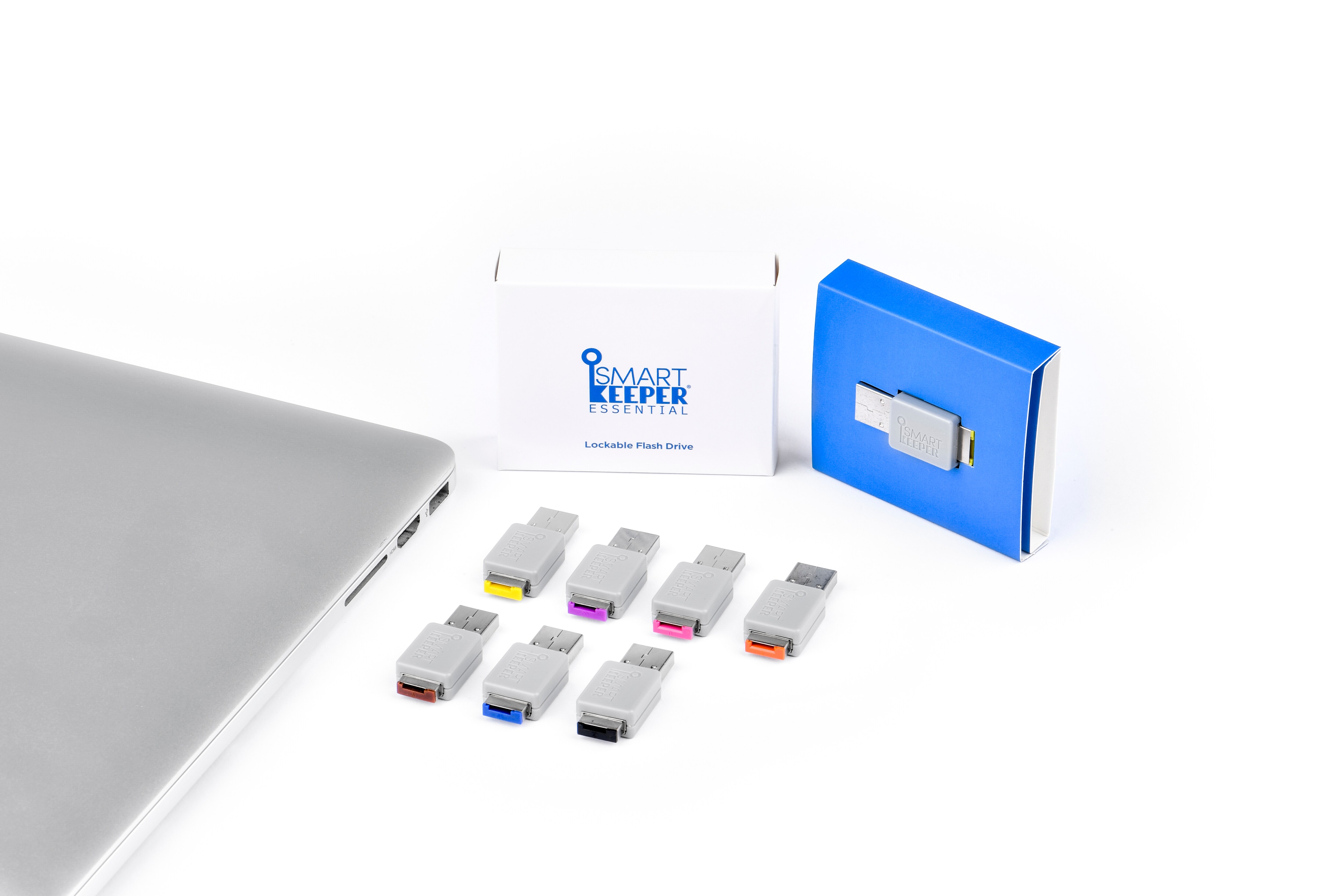 SMARTKEEPER ESSENTIAL Lockable Flash Drive Dunkelblau