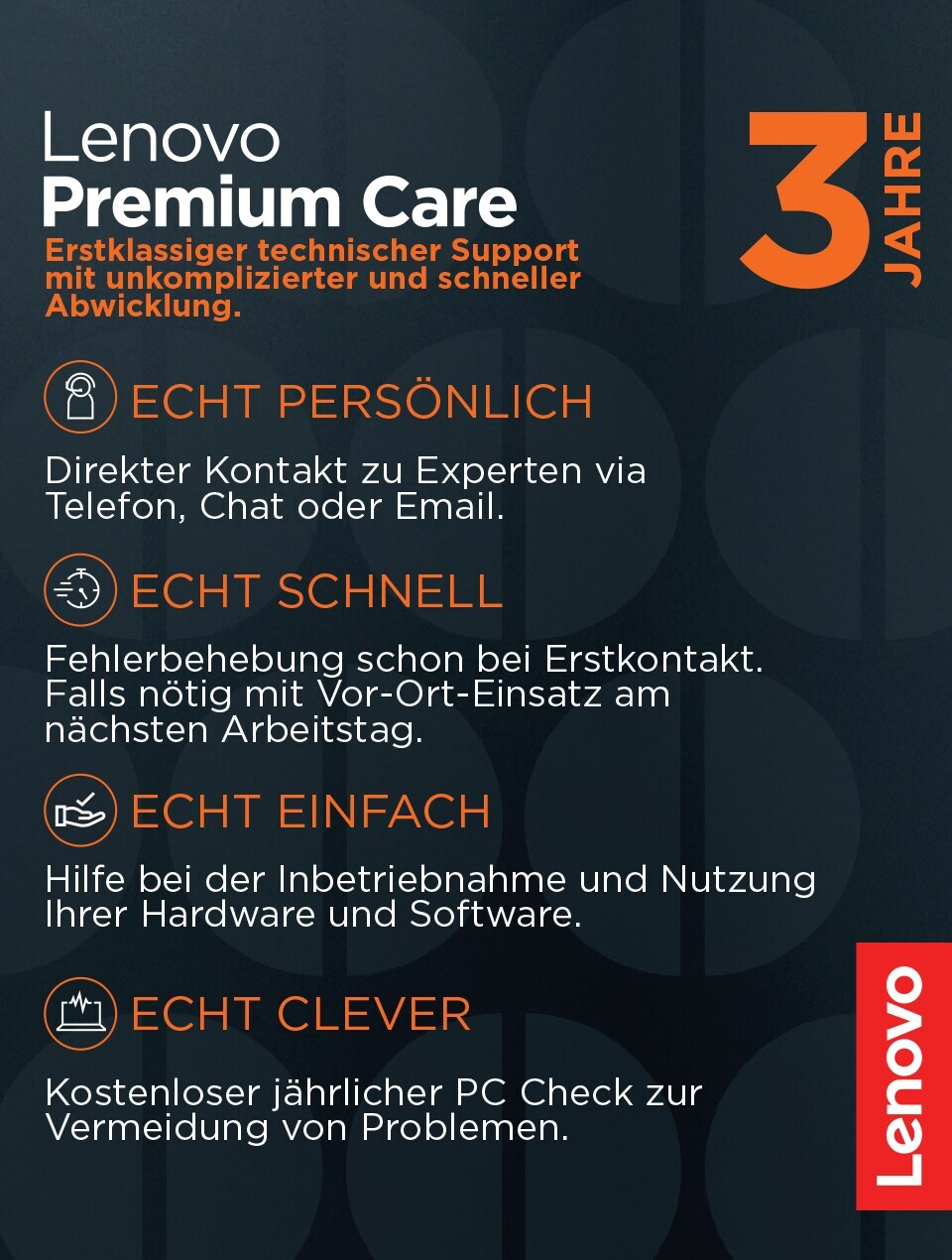 Lenovo Premium Care Garantieerweiterung 3 J. VOS mit