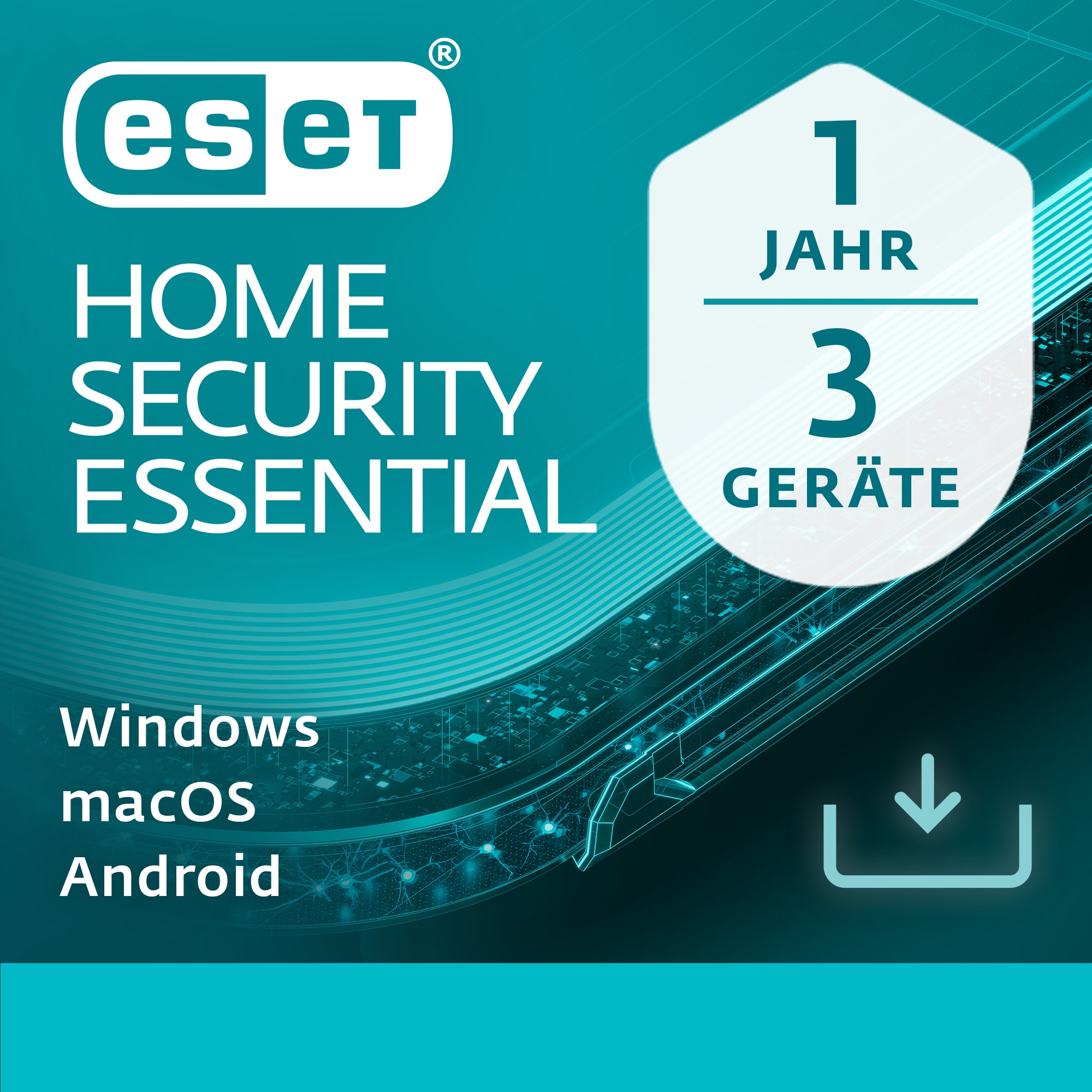 ESET HOME Security Essential | 3 Geräte | Download &amp; Produktschlüssel