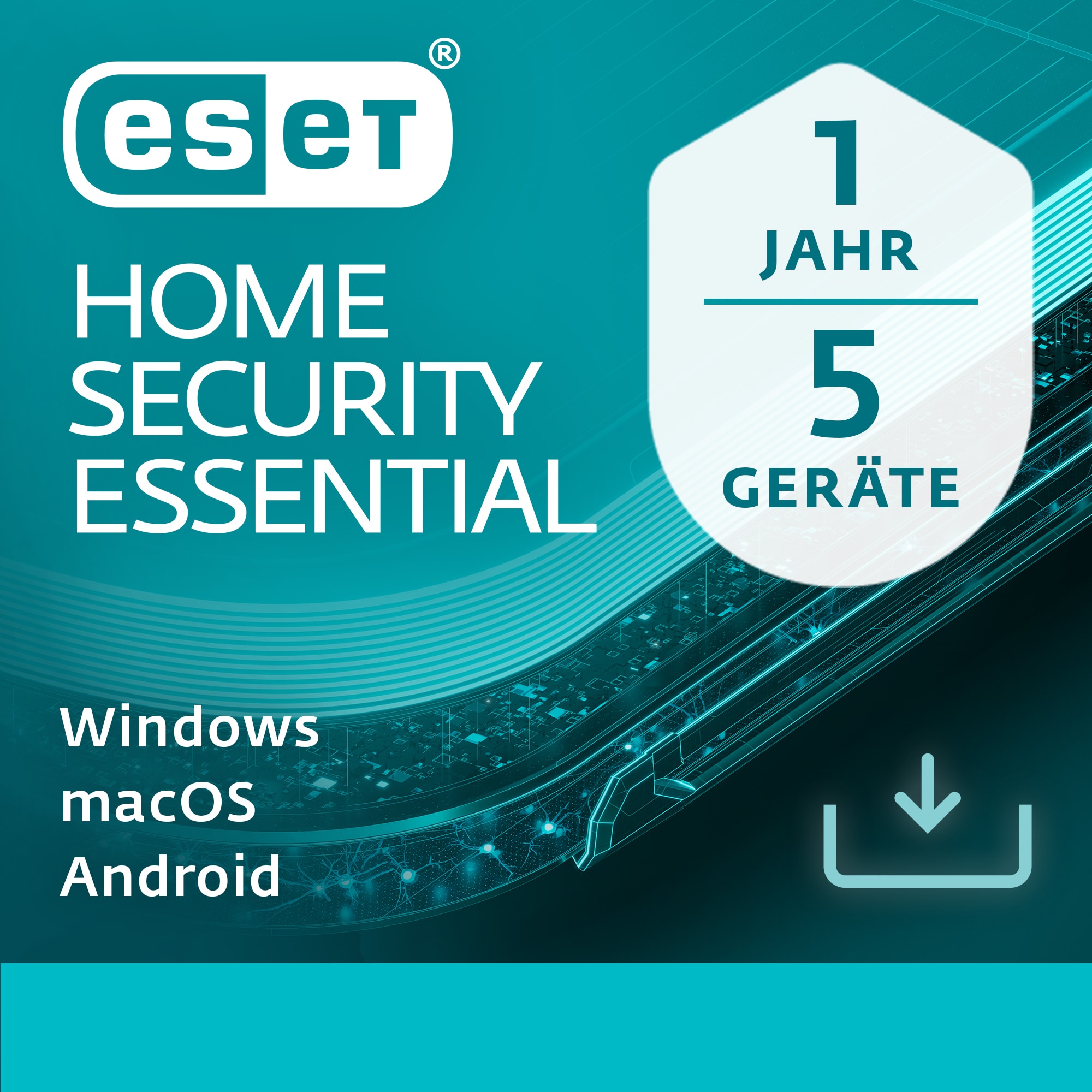 ESET HOME Security Essential | 5 Geräte | Download &amp; Produktschlüssel