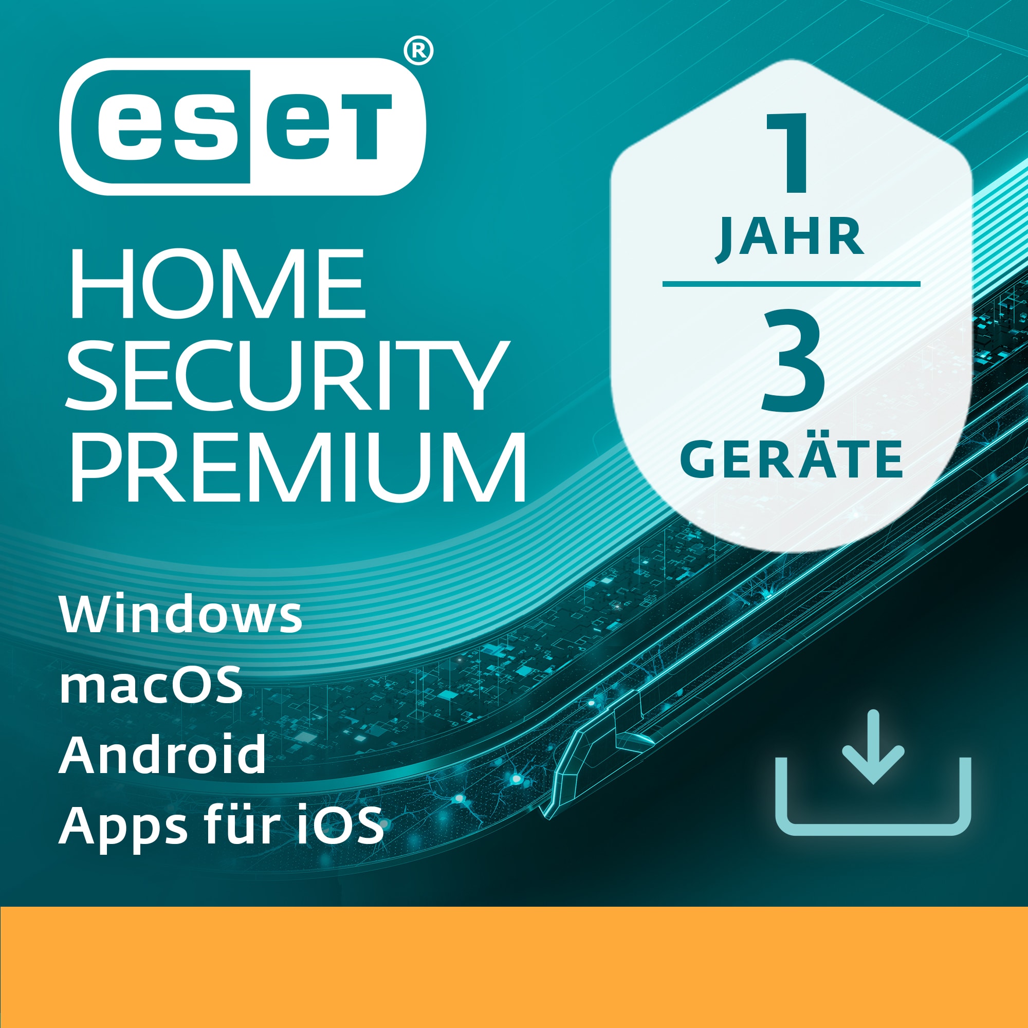 ESET HOME Security Premium | 3 Geräte | Download &amp; Produktschlüssel