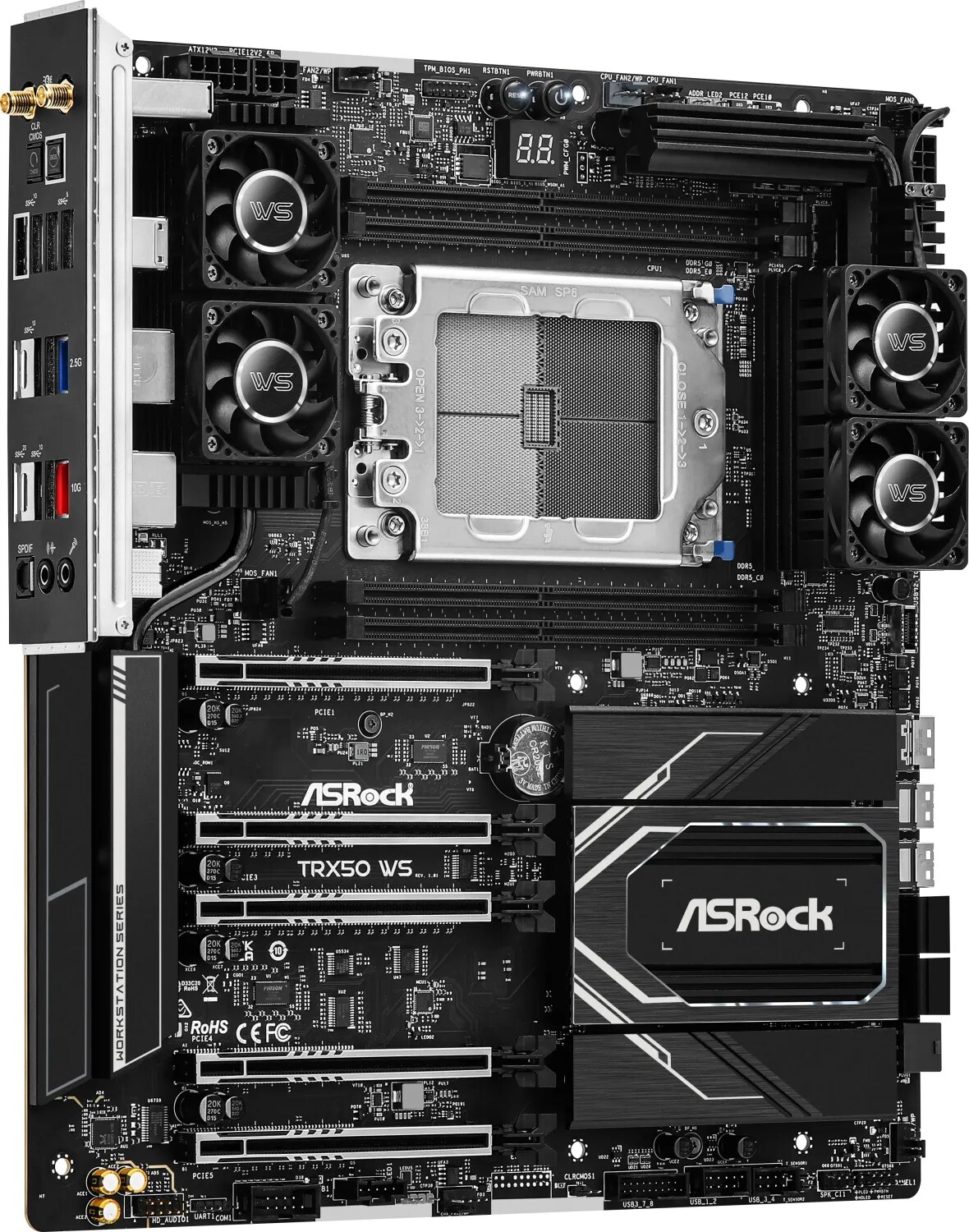 ASRock TRX50 WS Server Mainboard für AMD Threadripper Sockel SP6 (sTR5 )