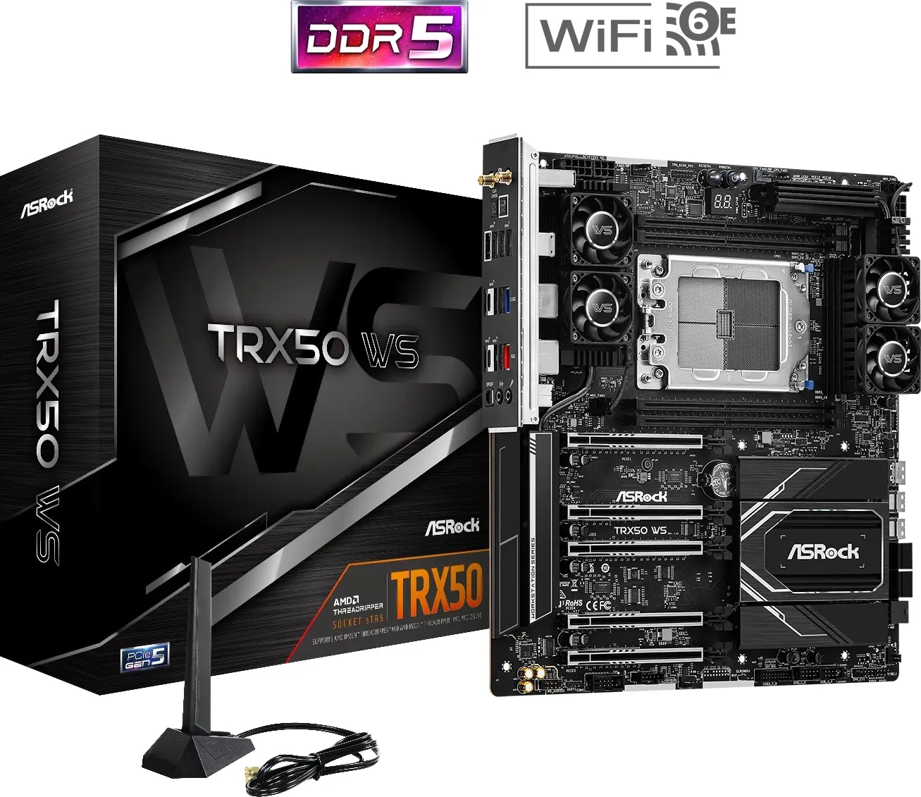 ASRock TRX50 WS Server Mainboard für AMD Threadripper Sockel SP6 (sTR5 )