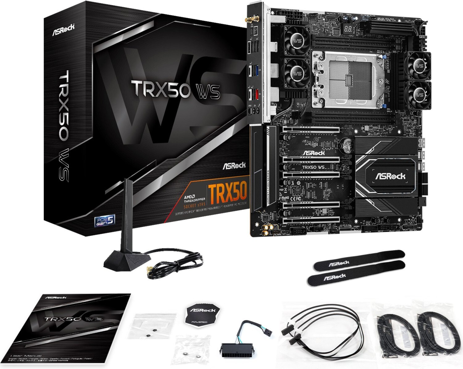 ASRock TRX50 WS Server Mainboard für AMD Threadripper Sockel SP6 (sTR5 )