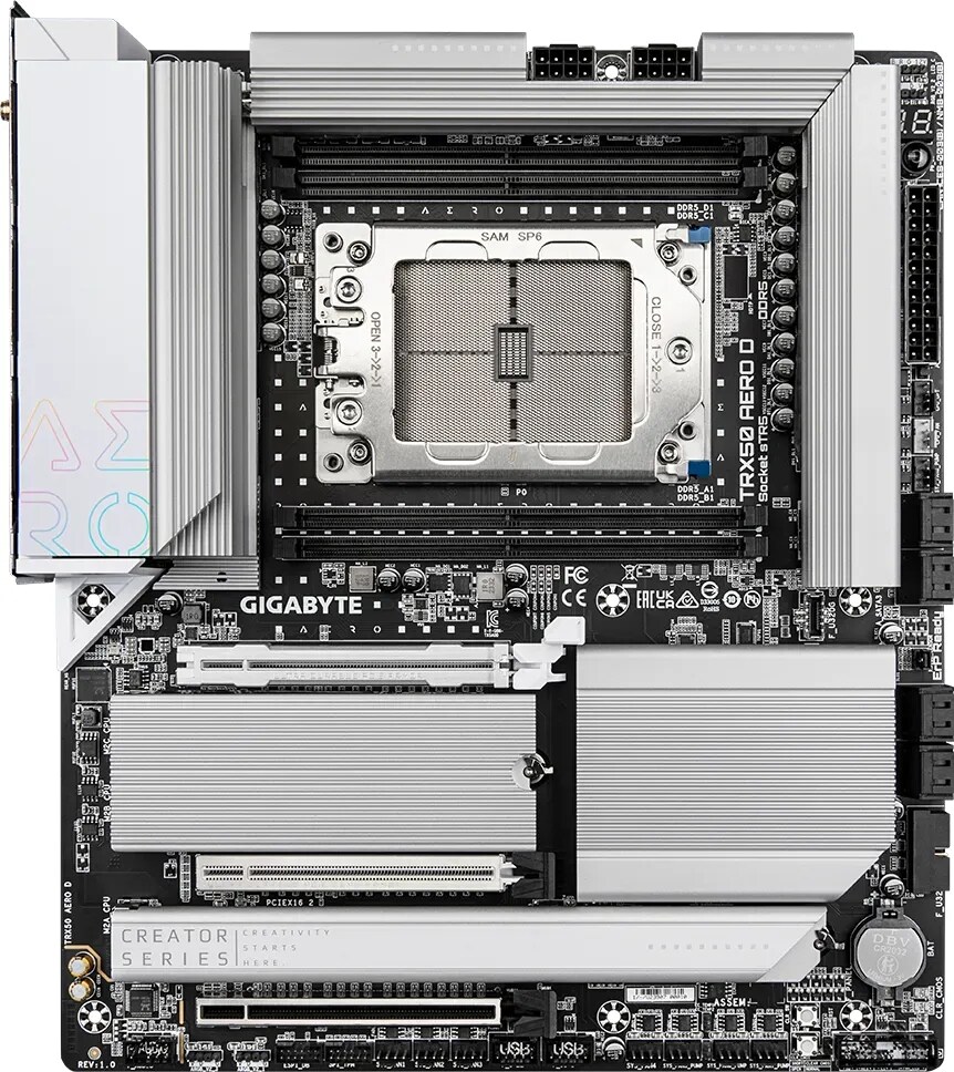 GIGABYTE TRX50 AERO D E-ATX Server Mainboard AMD Sockel SP6 (sTR5)