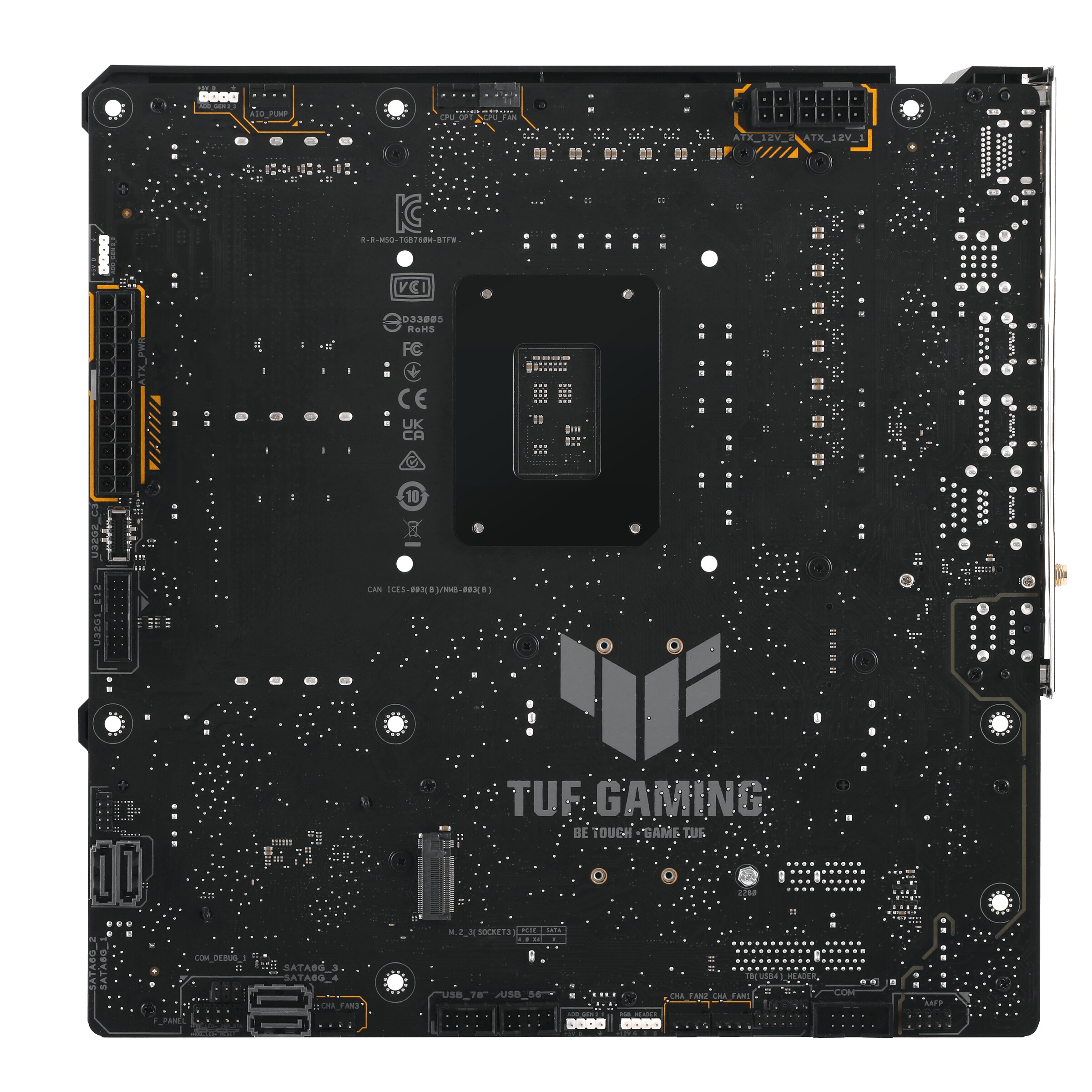 ASUS TUF GAMING B760M-BTF WIFI mATX Mainboard Sockel 1700 DP/HDMI/USB-C