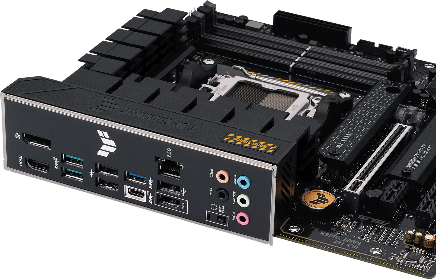 ASUS TUF GAMING B650M-PLUS mATX Mainboard Sockel AM5 DP/HDMI/USB-C