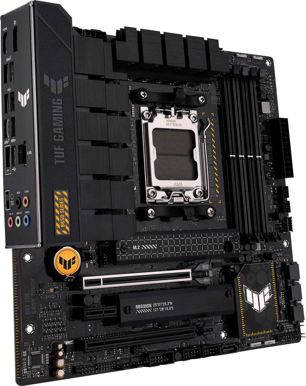 ASUS TUF GAMING B650M-PLUS mATX Mainboard Sockel AM5 DP/HDMI/USB-C