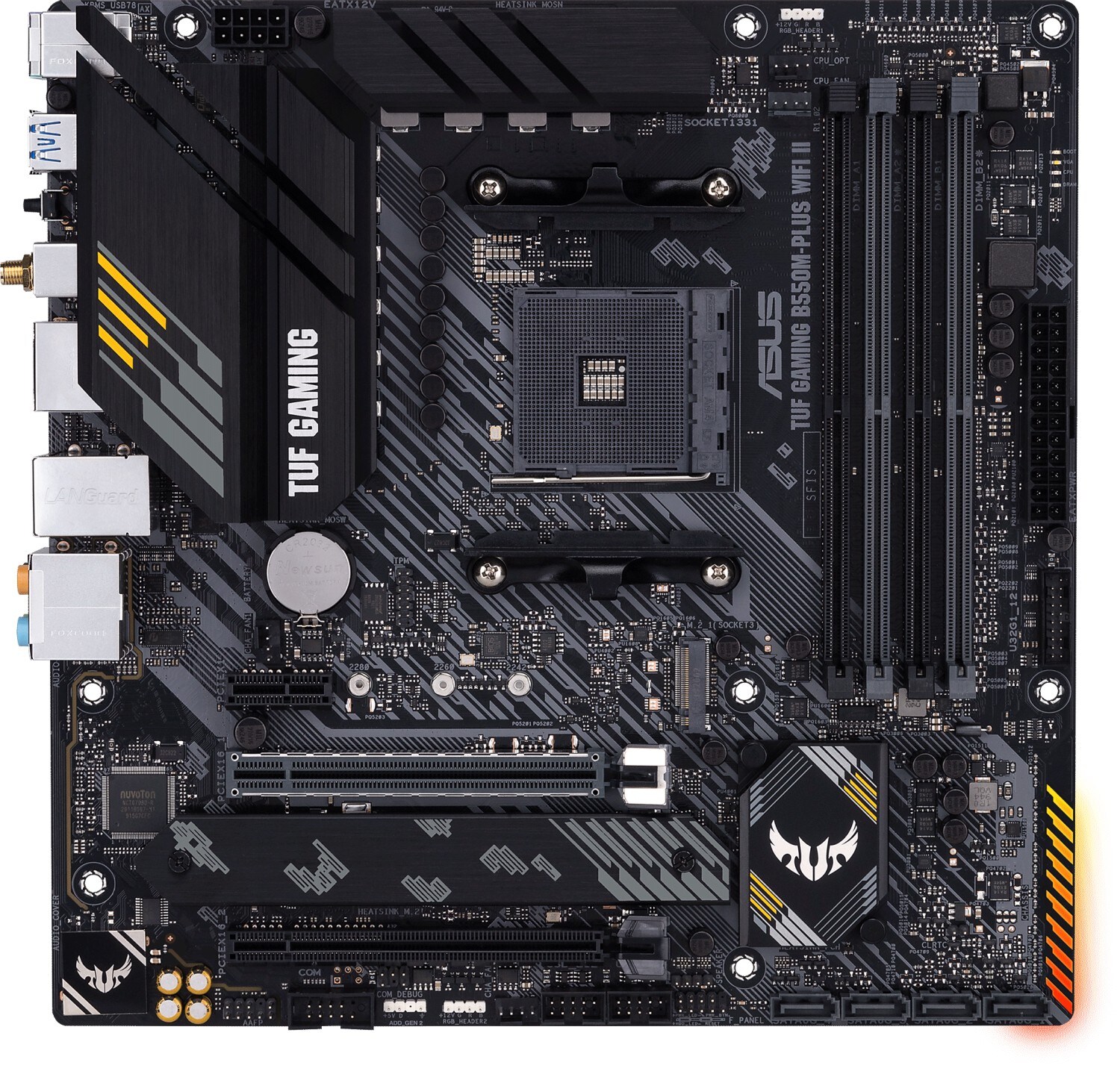 ASUS TUF Gaming B550M-Plus WIFI II mATX Mainboard Sockel AM4 M2/USB3.2/HDMI/DP