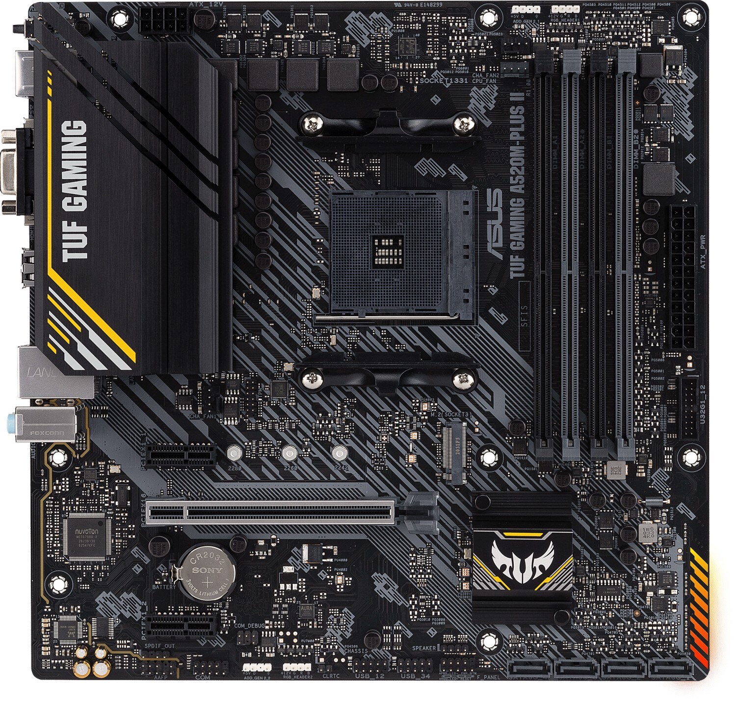 TUF GAMING A520M-PLUS II mATX Mainboard Sockel AM4 DP/HDMI/USB-C