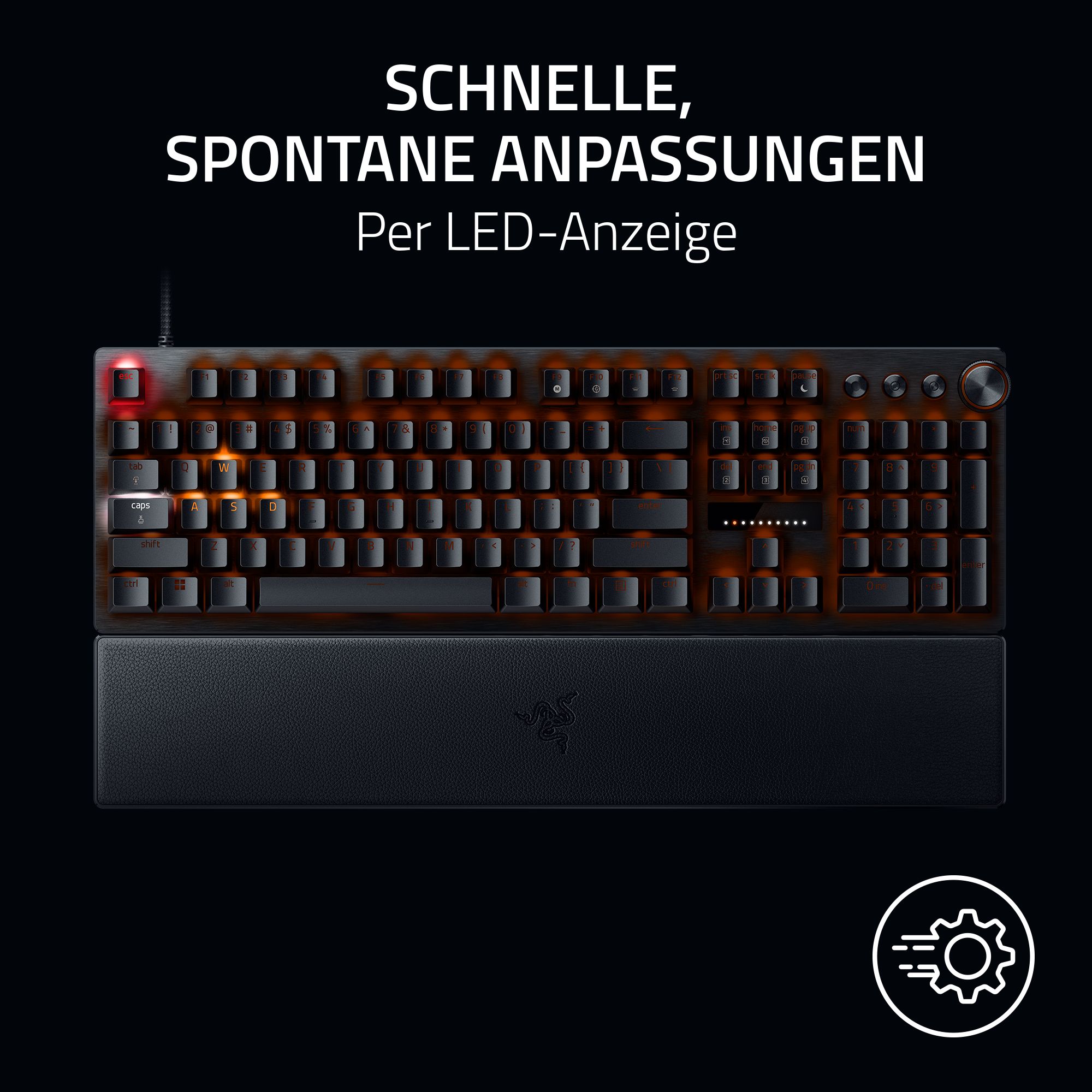 RAZER Huntsman V3 Pro - Analog-Optisches E-Sports Gaming Keyboard