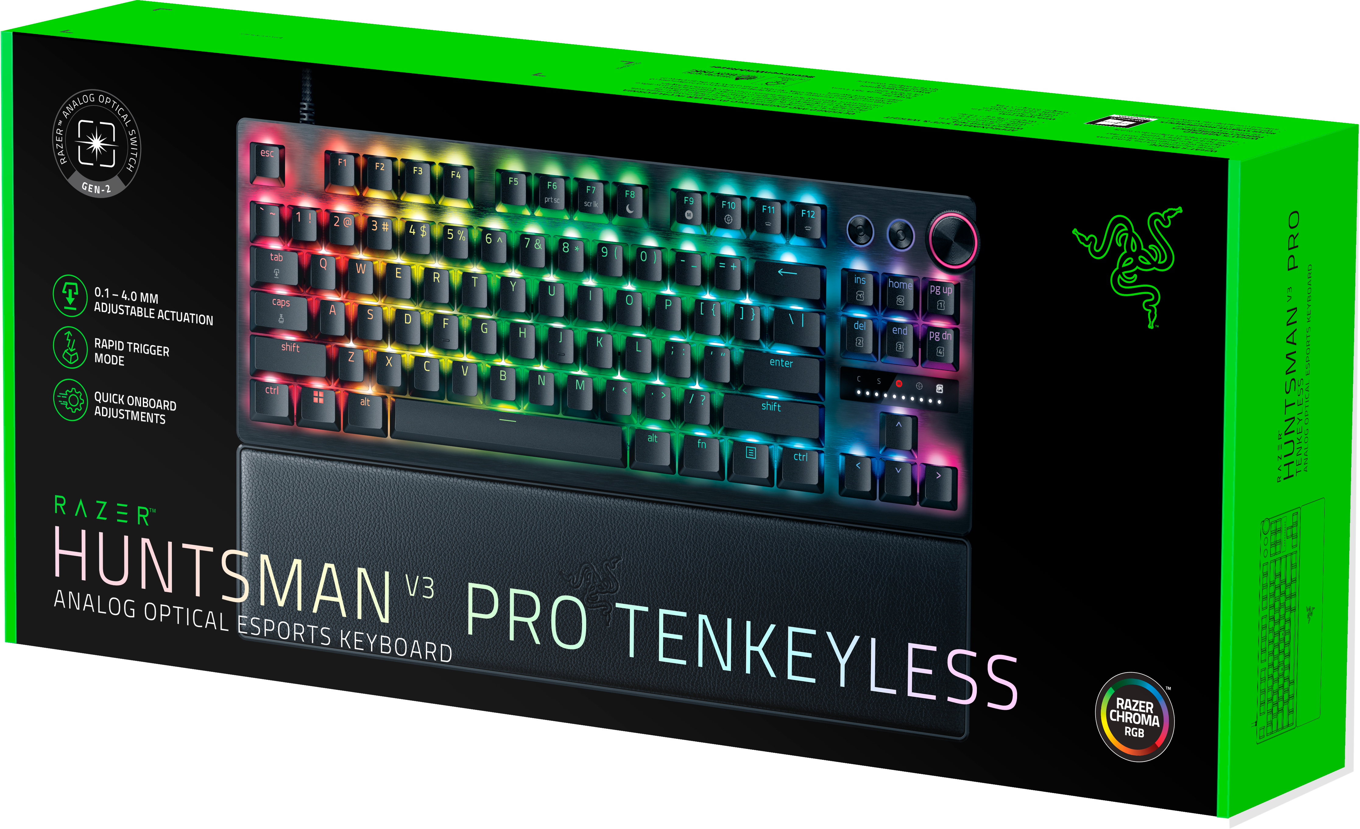 RAZER Huntsman V3 Pro TKL - Analog-Optisches E-Sports Gaming Keyboard