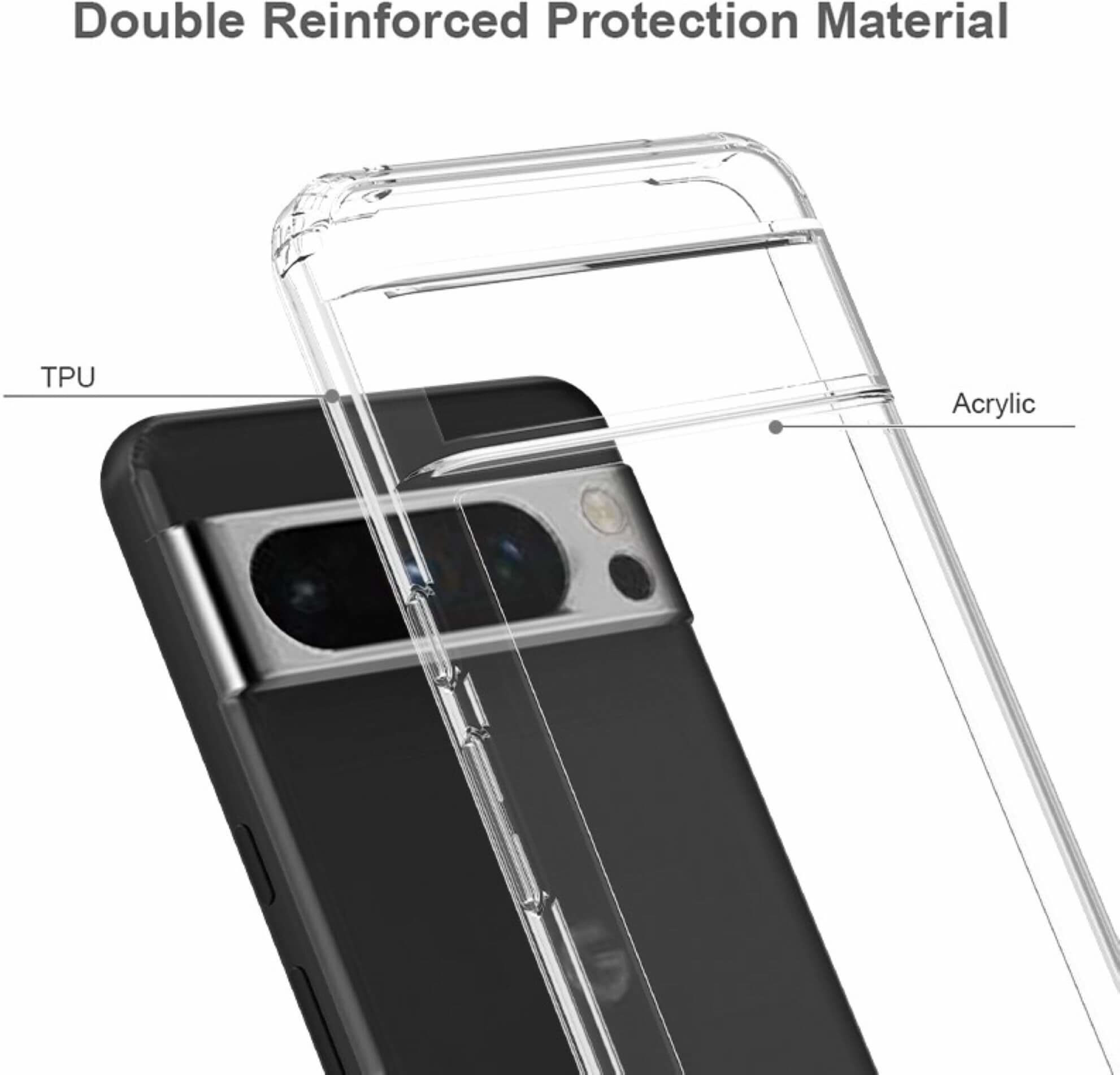 JT Berlin BackCase Pankow Clear Google Pixel 8 Pro transparent