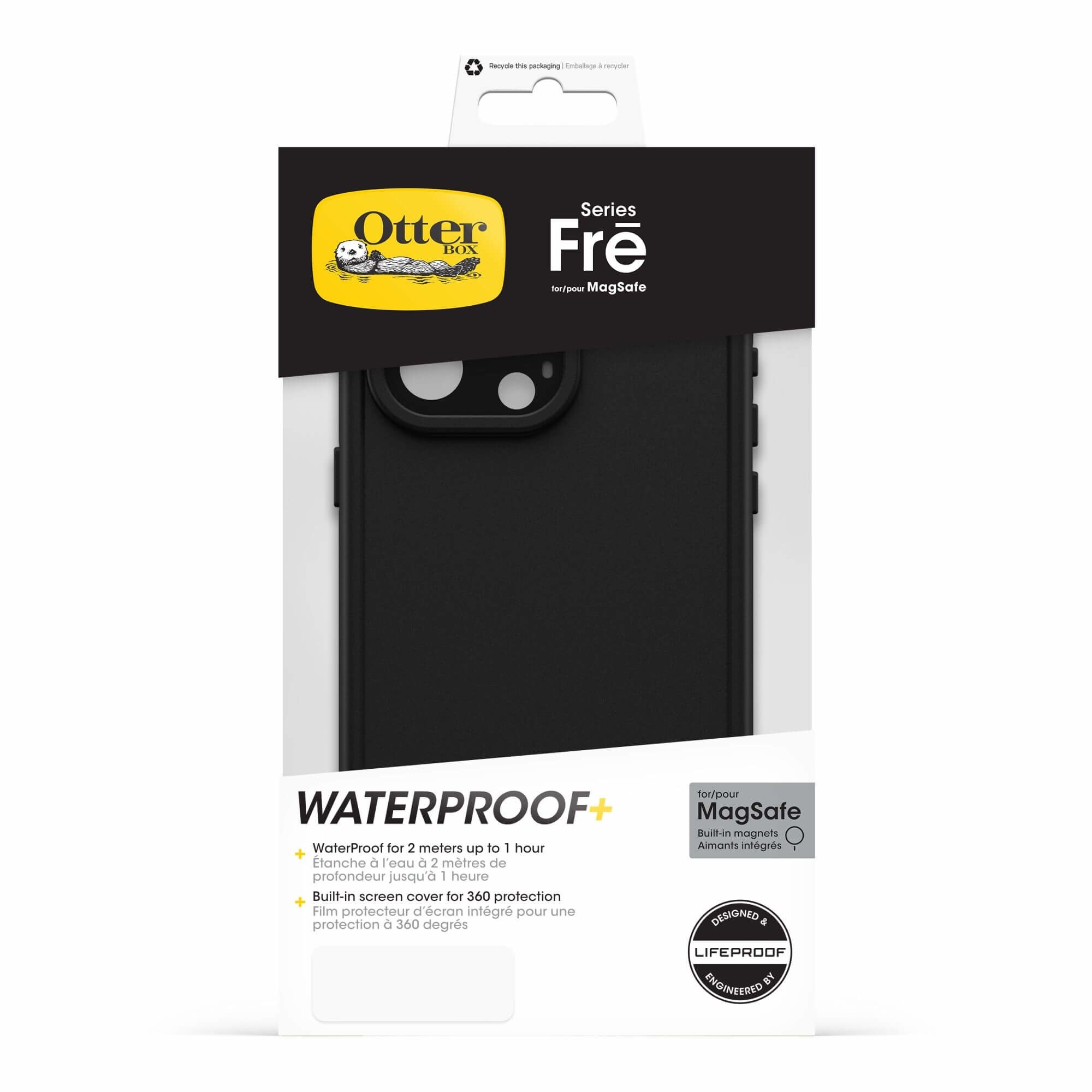 OtterBox Fre MagSafe Case Apple iPhone 15 Pro Max Schwarz