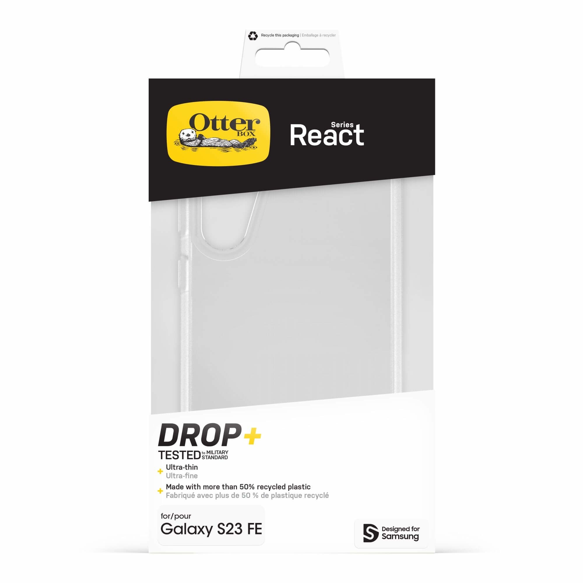 Otterbox React Series Case Samsung Galaxy S23 FE transparent