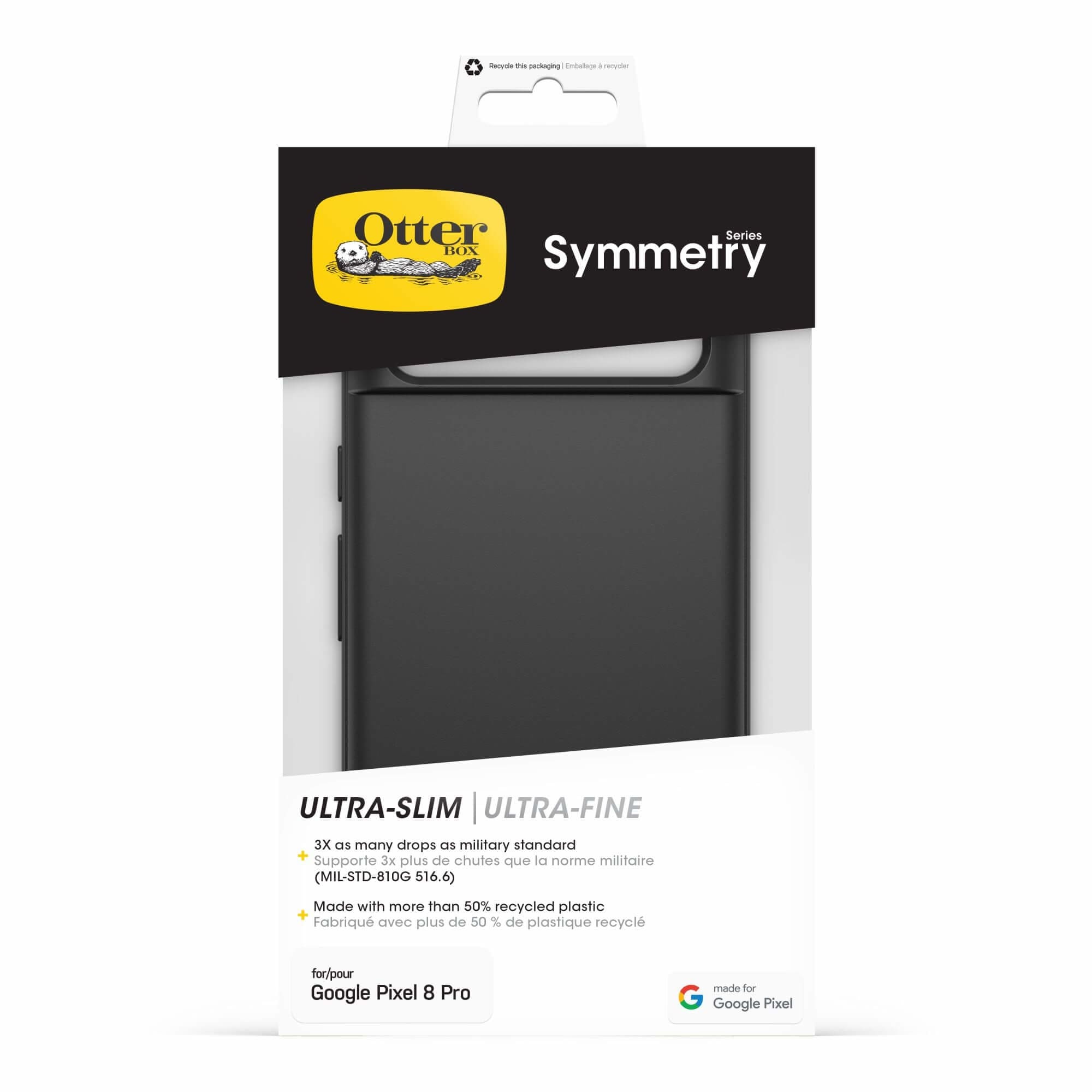 Otterbox Symmetry Series Case Google Pixel 8 Pro schwarz