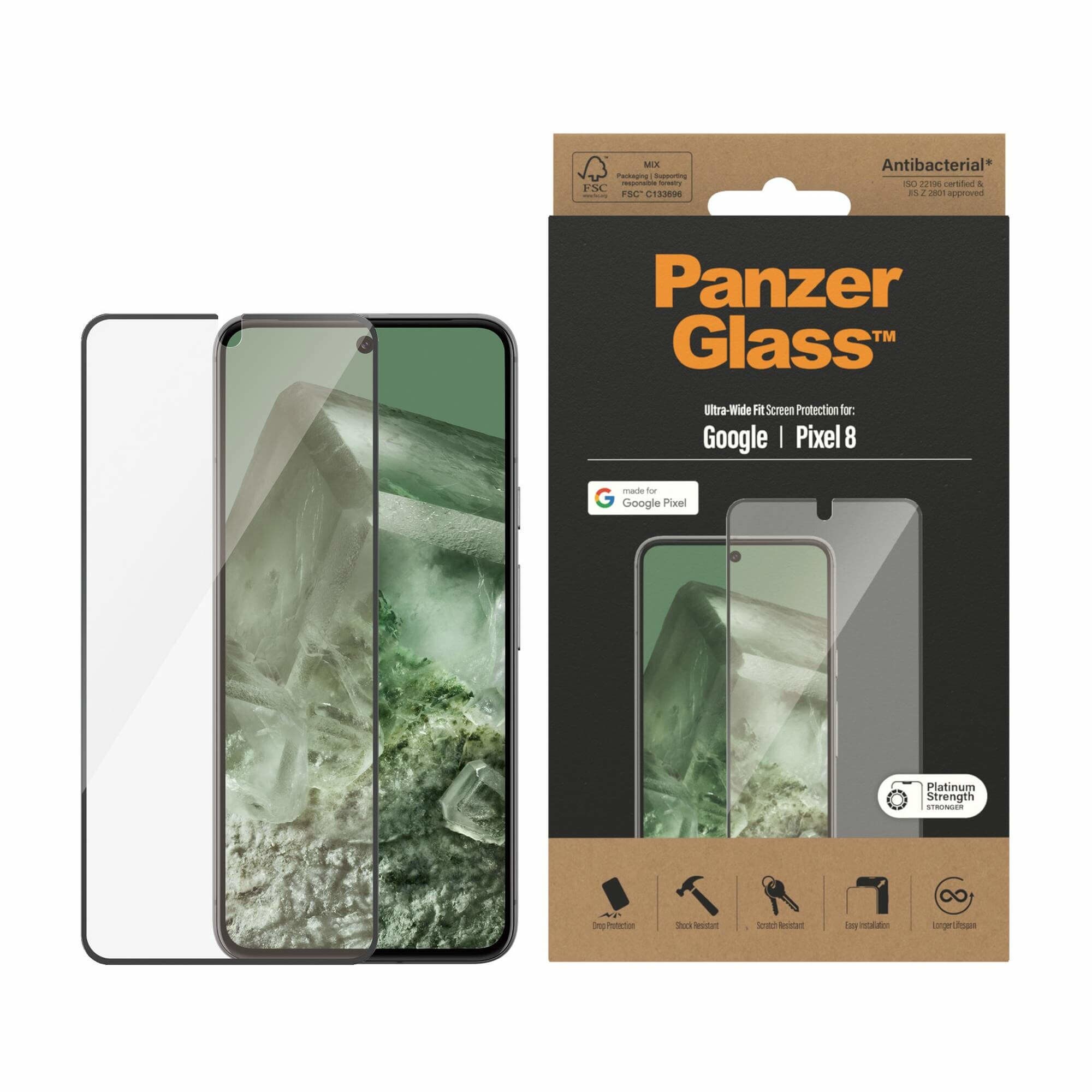 PanzerGlass Google Pixel 8 Ultra Wide Fit