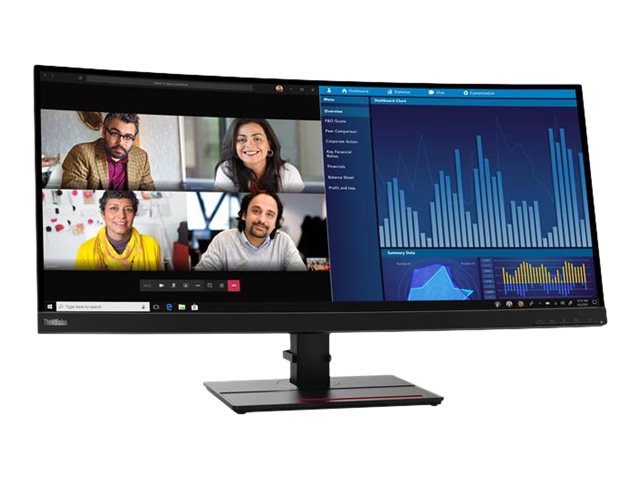 Lenovo ThinkVision P34w-20 86,7cm (34") UWQHD 21:9 curved Monitor HDMI/DP/USB-C