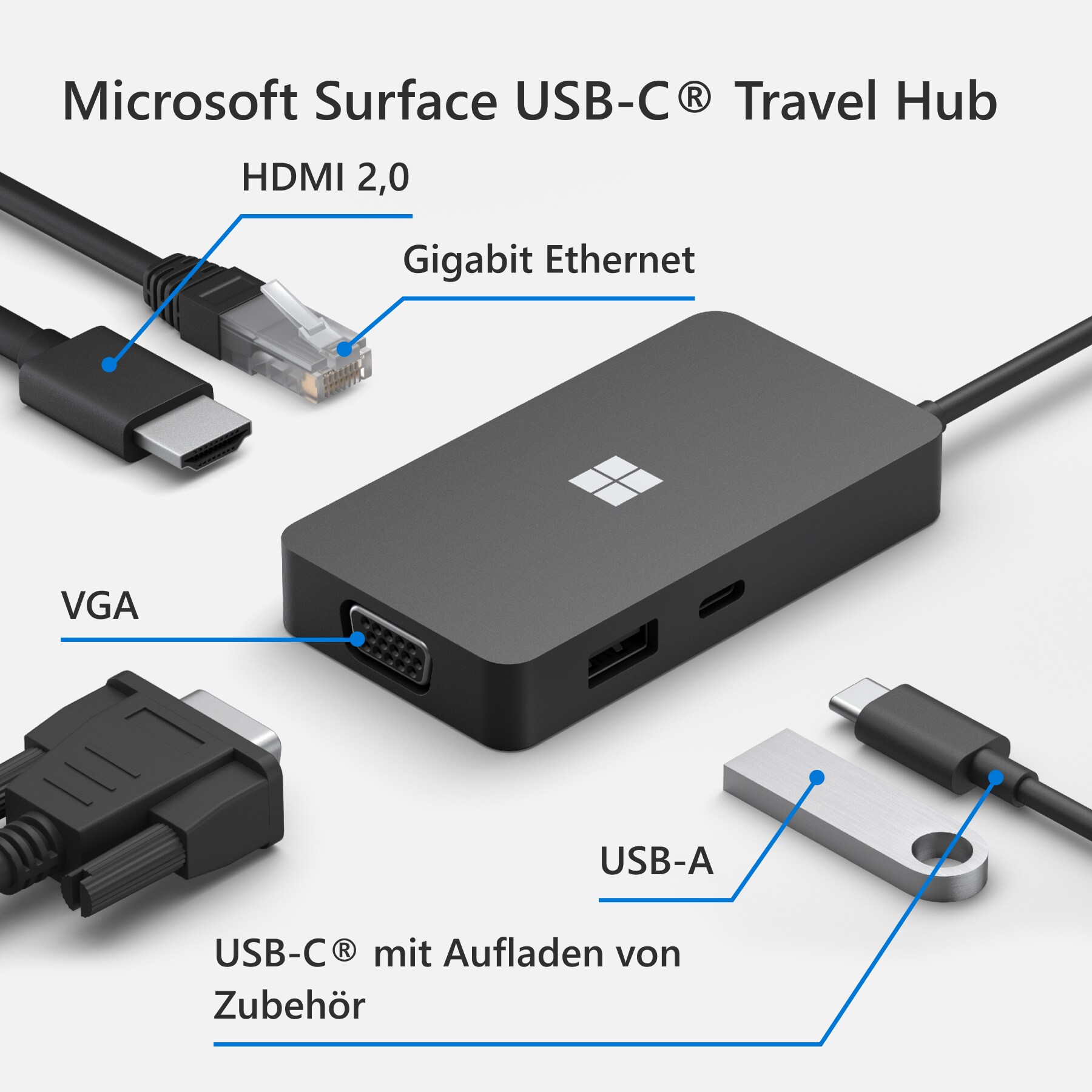 Microsoft USB-C Travel Hub SWV-00002