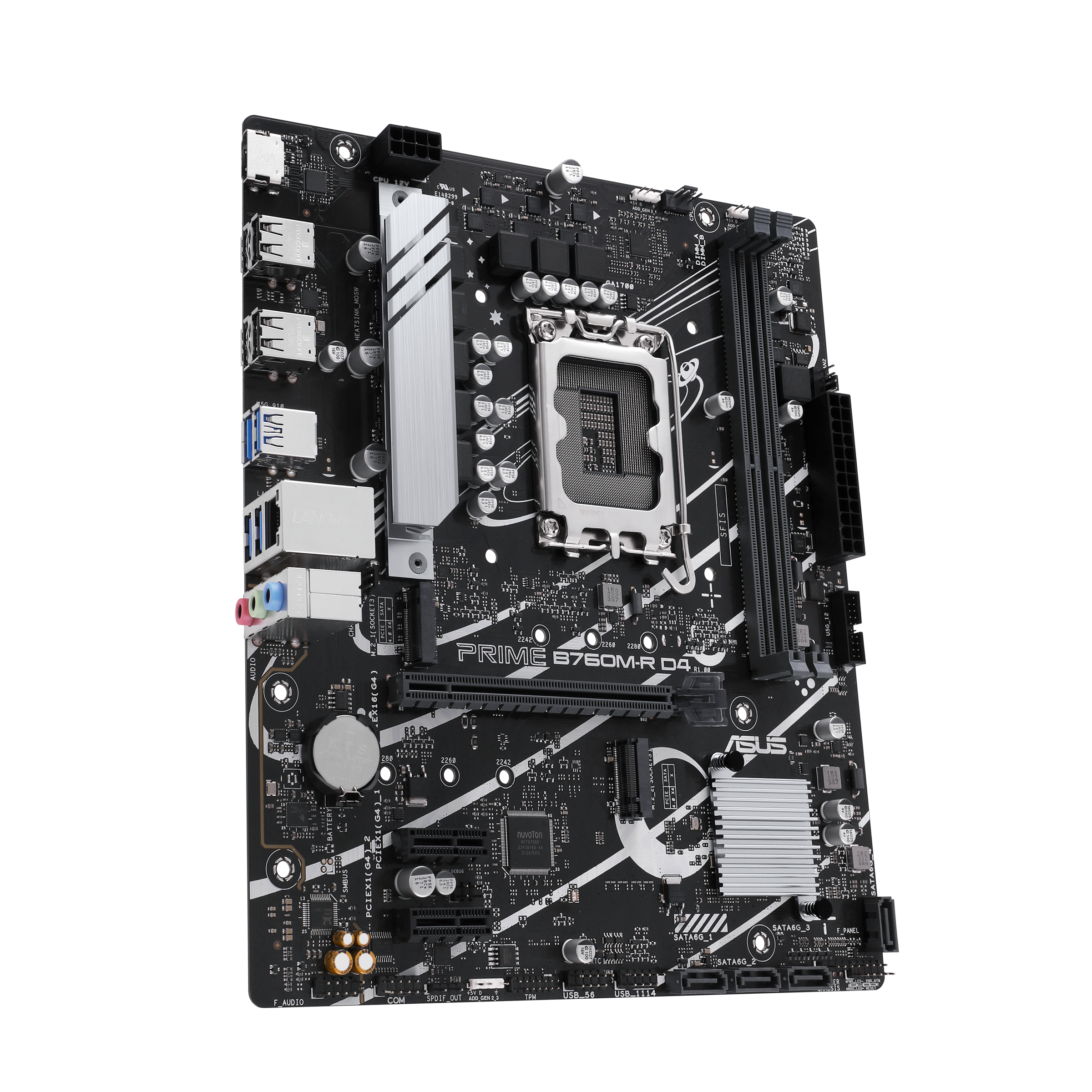 ASUS PRIME B760M-R D4 mATX Mainboard Sockel 1700 HDMI/USB-A