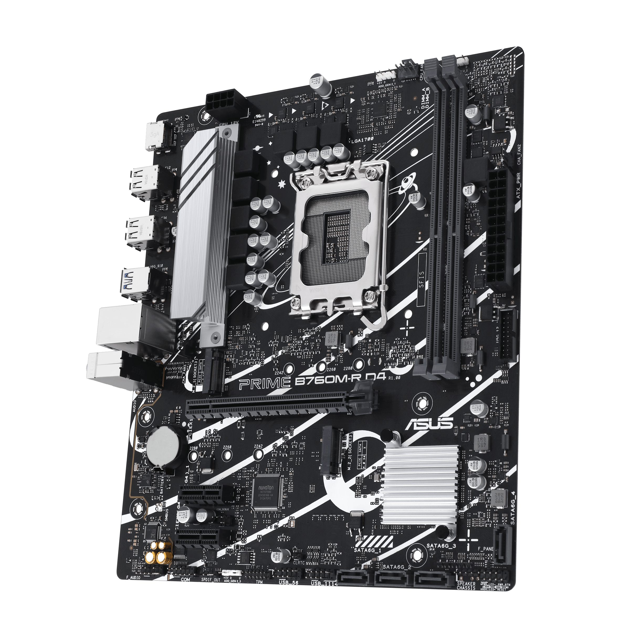 ASUS PRIME B760M-R D4 mATX Mainboard Sockel 1700 HDMI/USB-A