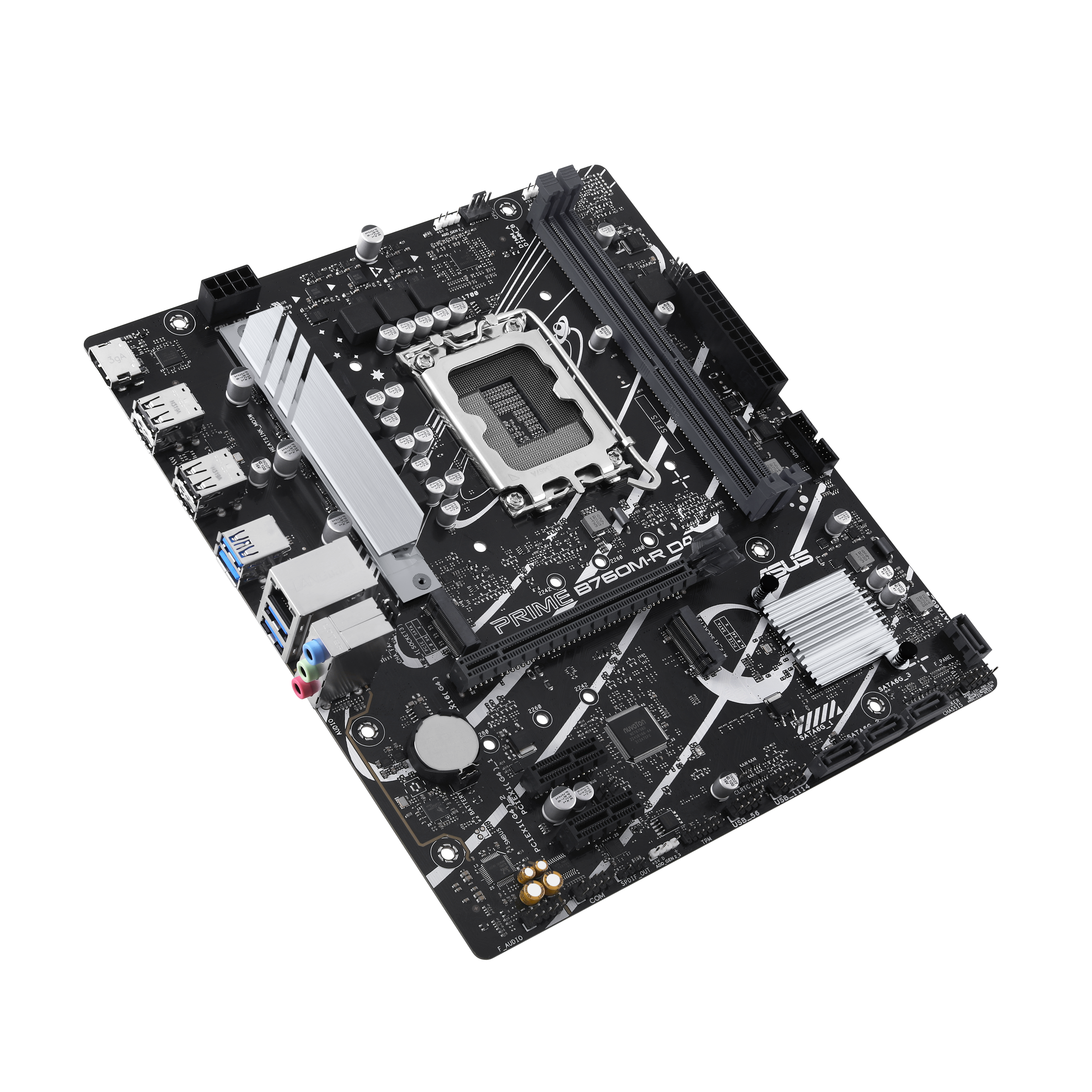 ASUS PRIME B760M-R D4 mATX Mainboard Sockel 1700 HDMI/USB-A